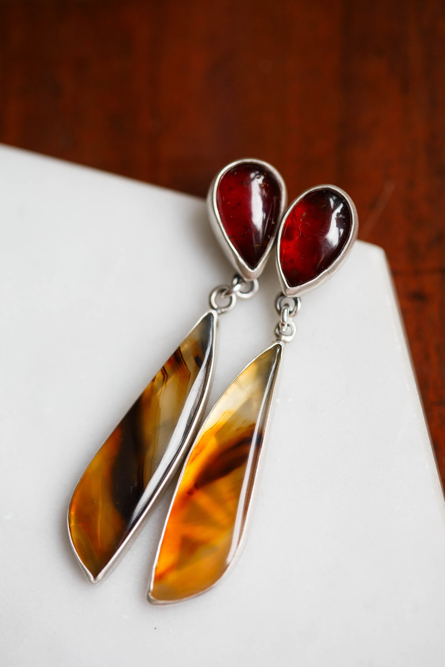 Butterfly in the Berry Patch Earrings | #1