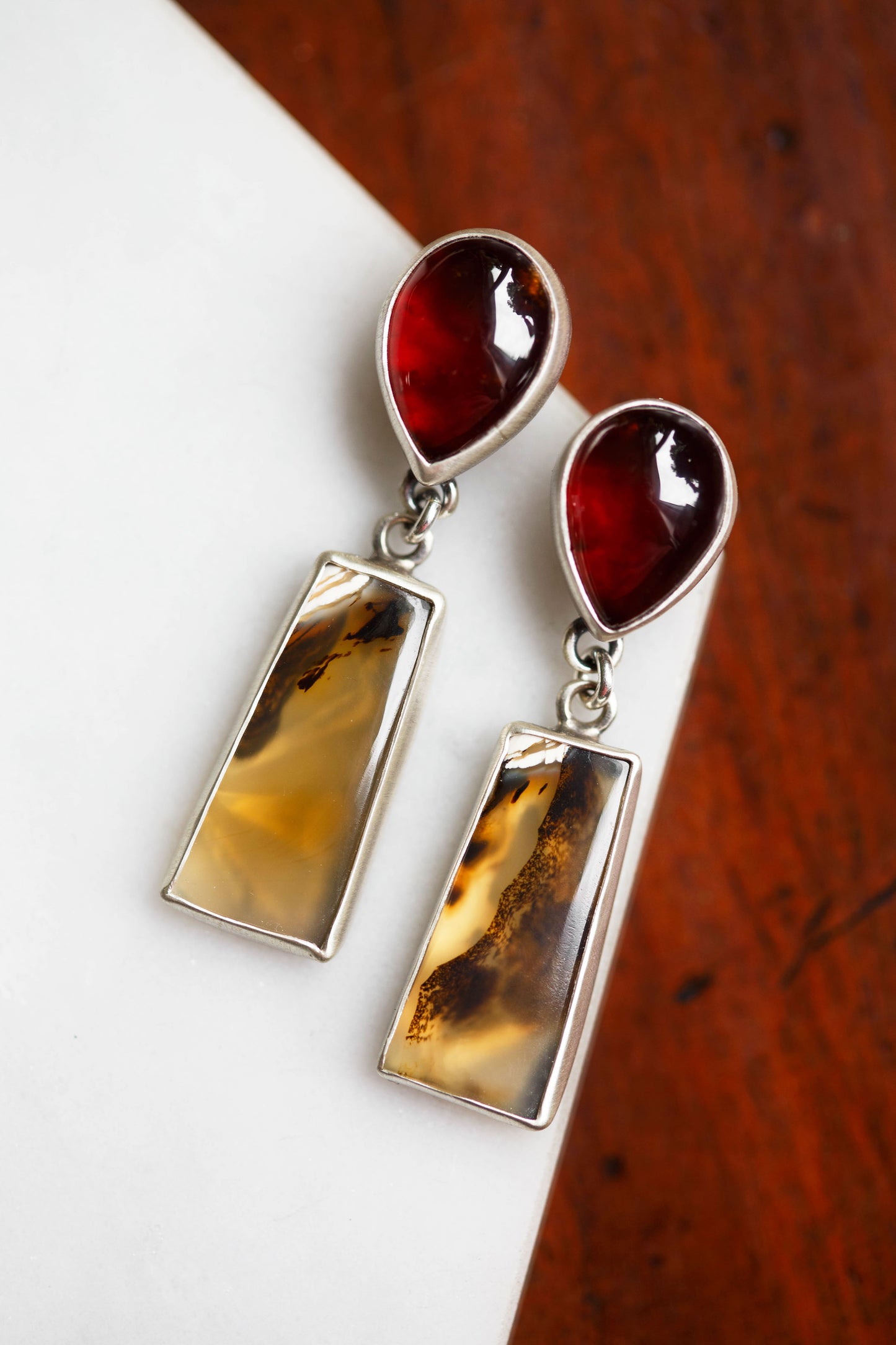 Butterfly in the Berry Patch Earrings | #2