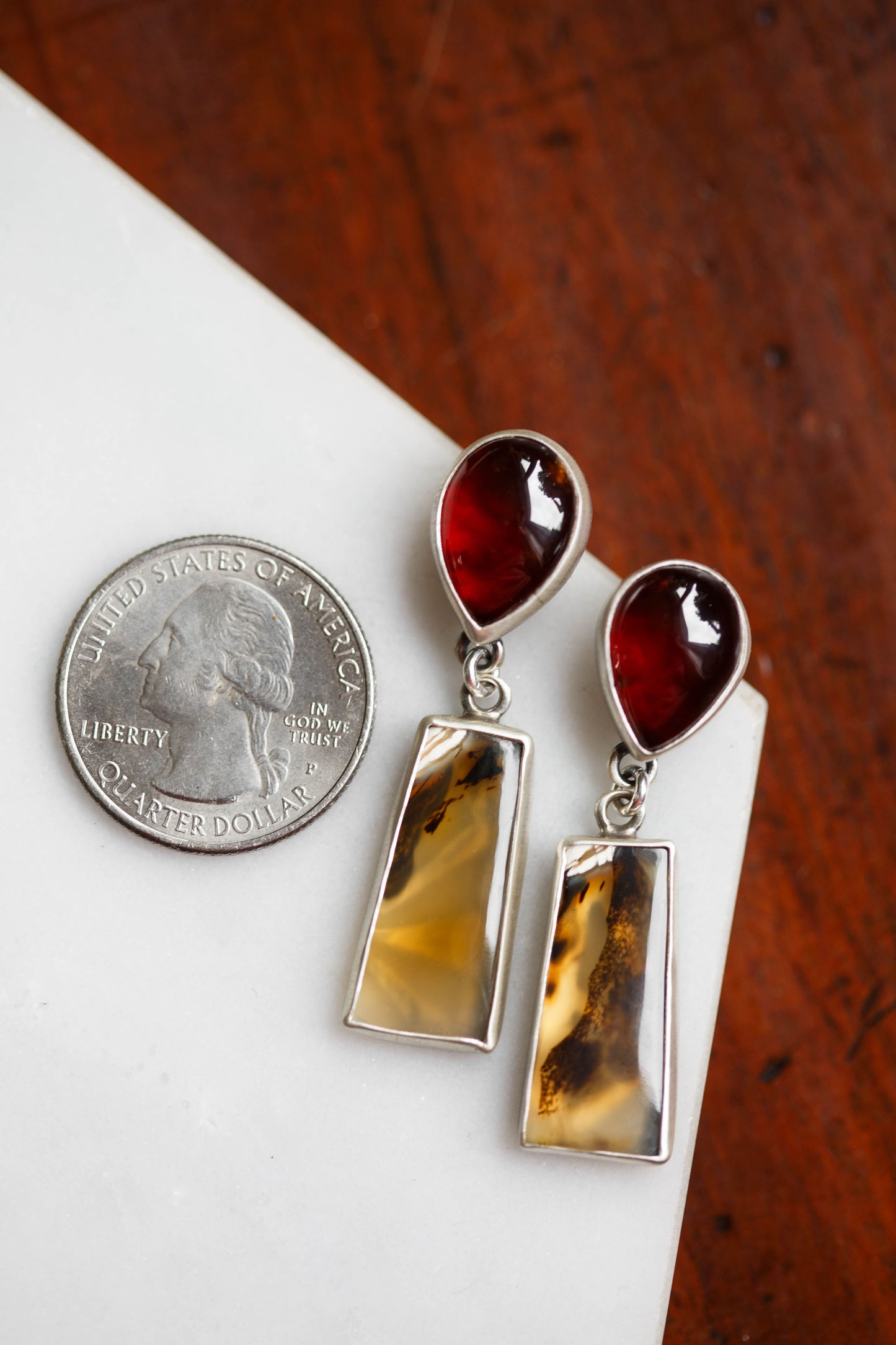 Butterfly in the Berry Patch Earrings | #2