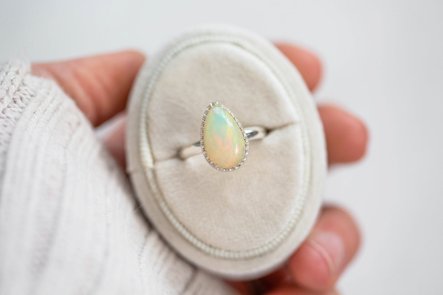 Size 8 | Opal Ring | #10