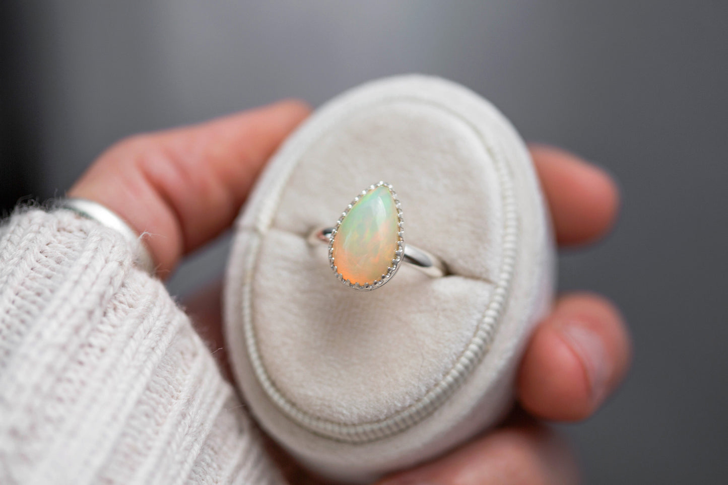 Size 8 | Opal Ring | #10