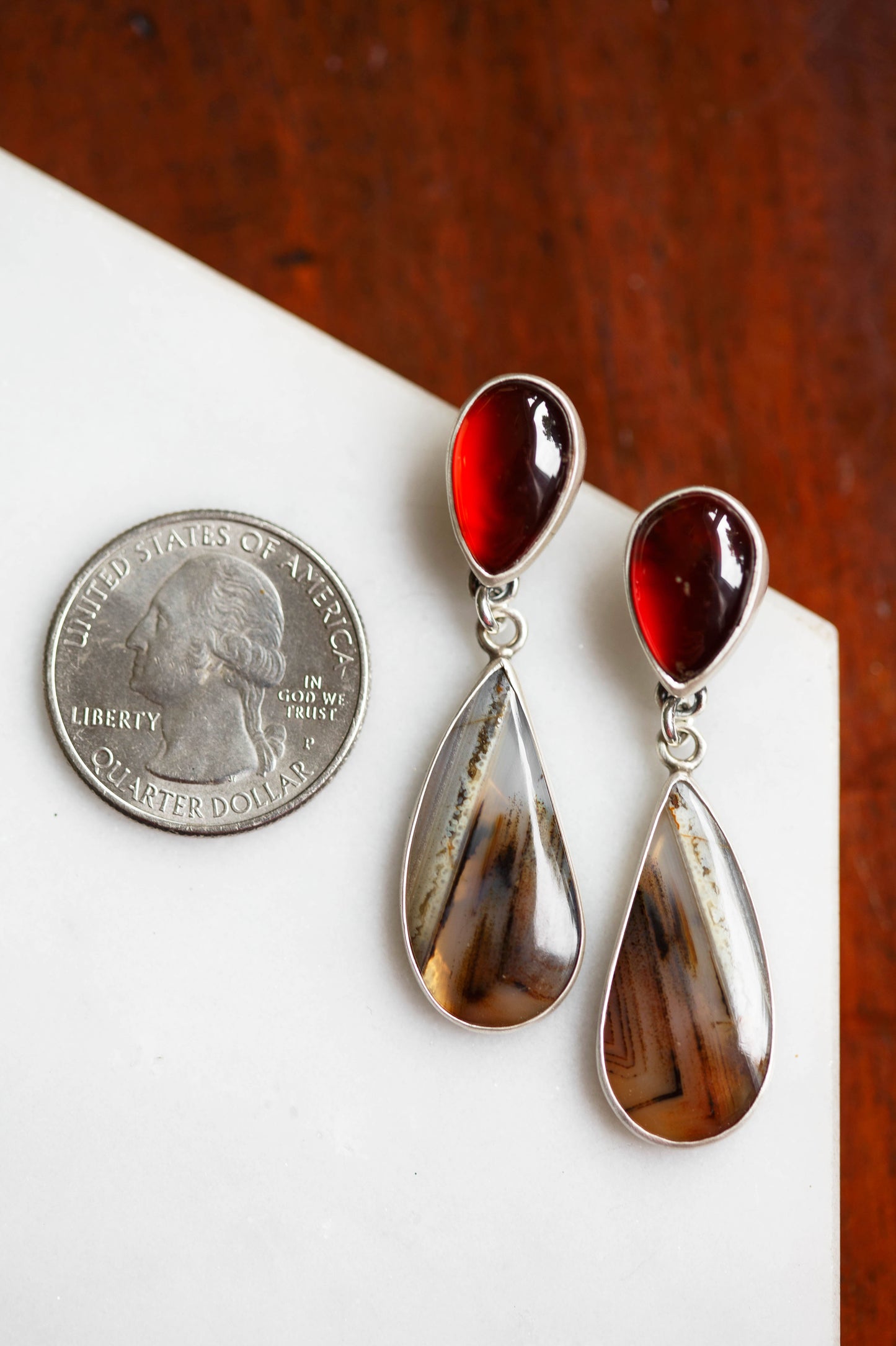 Butterfly in the Berry Patch Earrings | #3