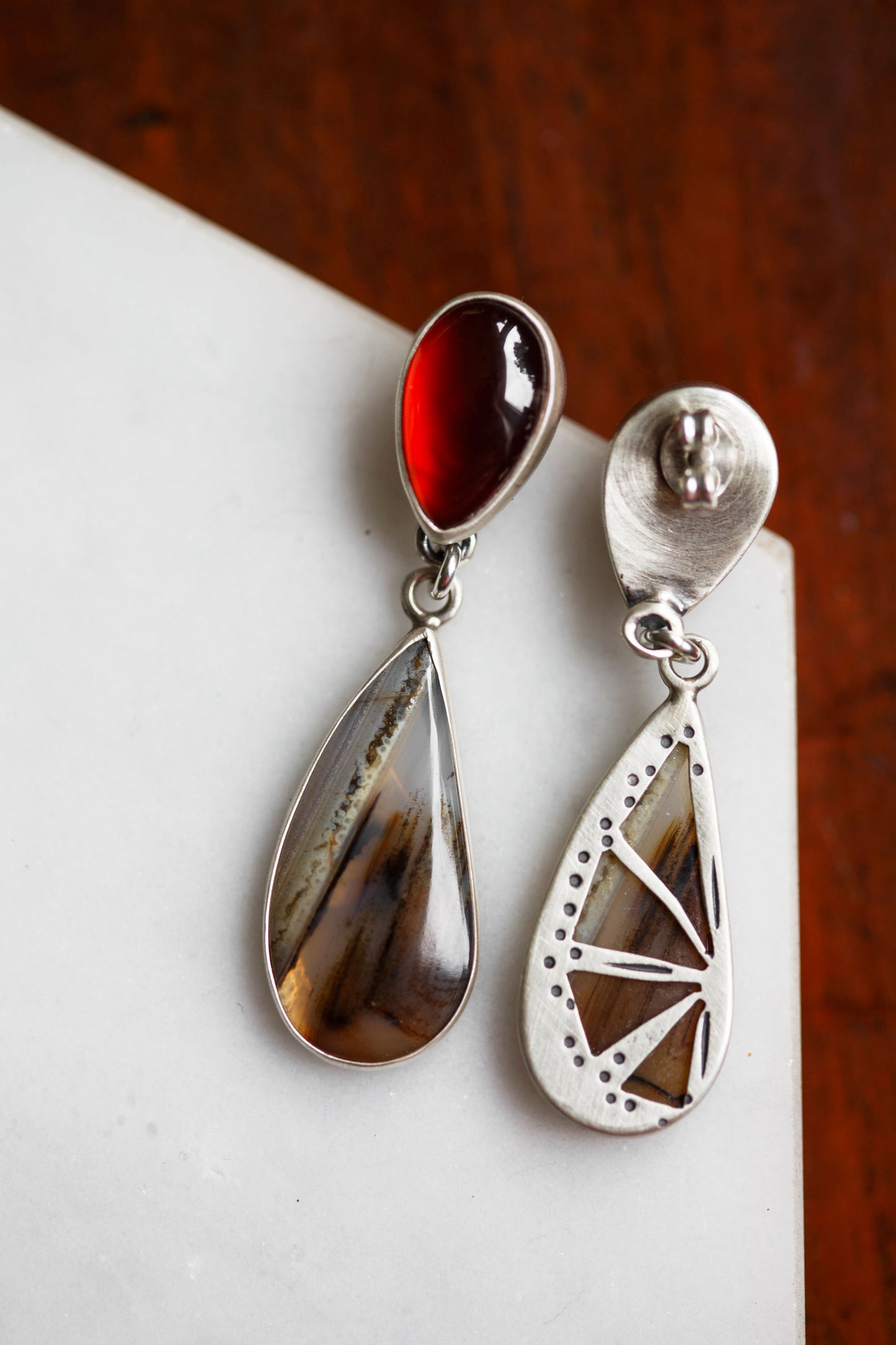 Butterfly in the Berry Patch Earrings | #3