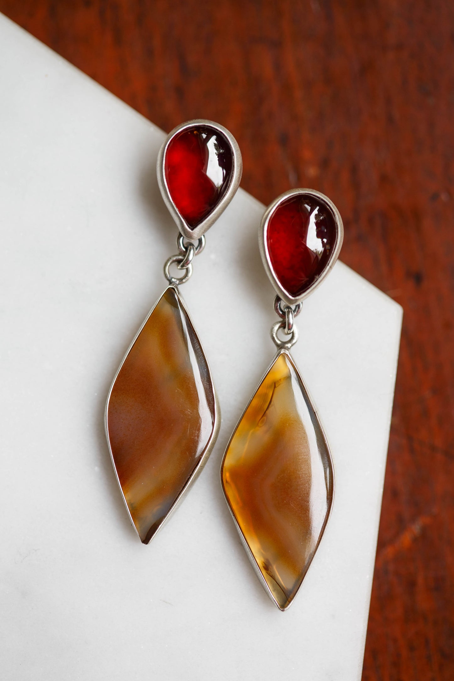 Butterfly in the Berry Patch Earrings | #4