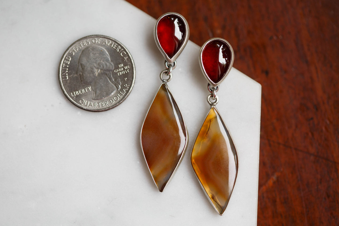 Butterfly in the Berry Patch Earrings | #4