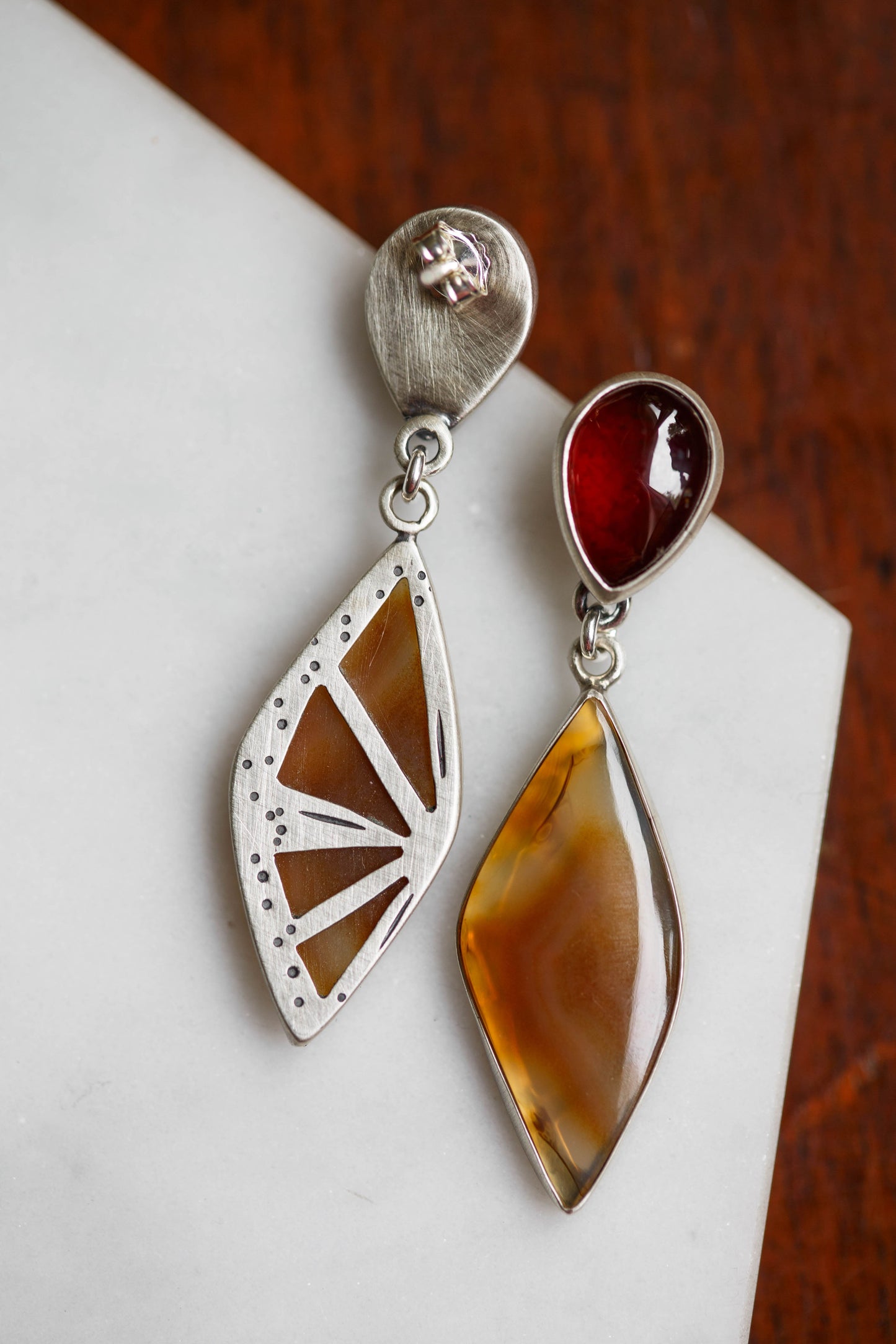 Butterfly in the Berry Patch Earrings | #4