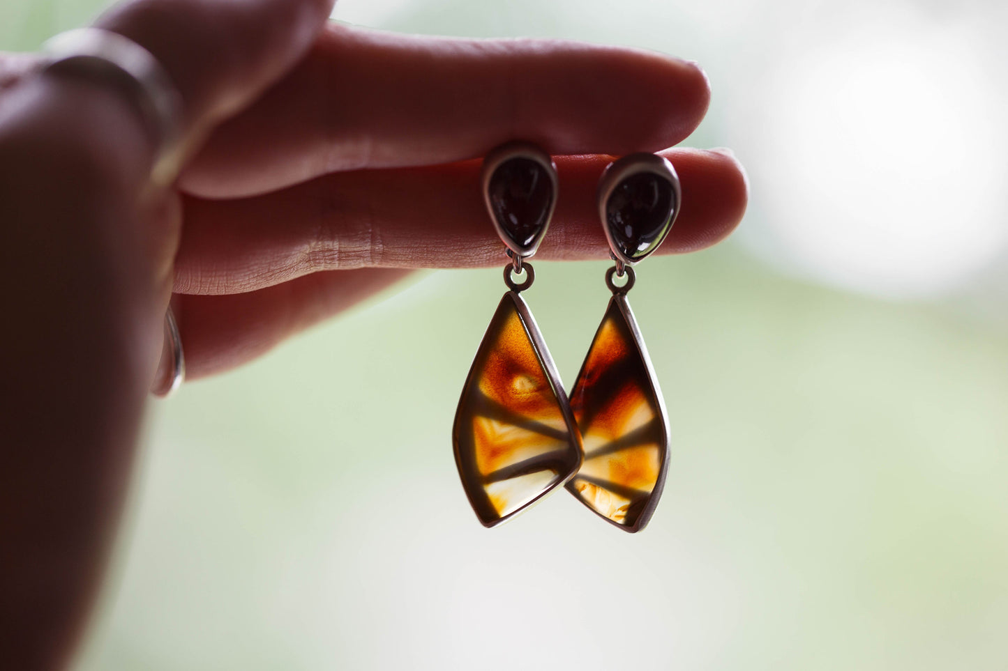 Butterfly in the Berry Patch Earrings | #4