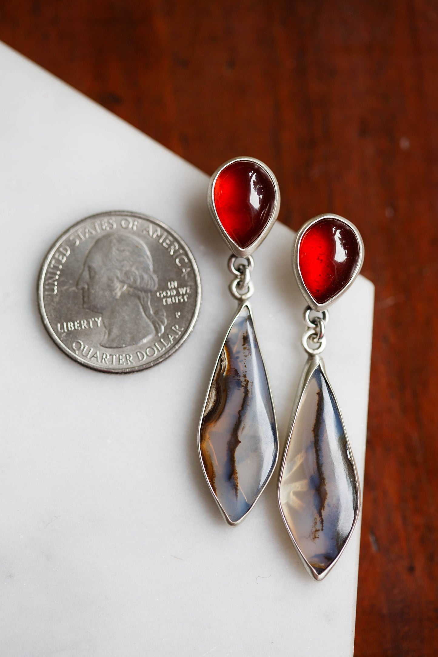 Butterfly in the Berry Patch Earrings | #5