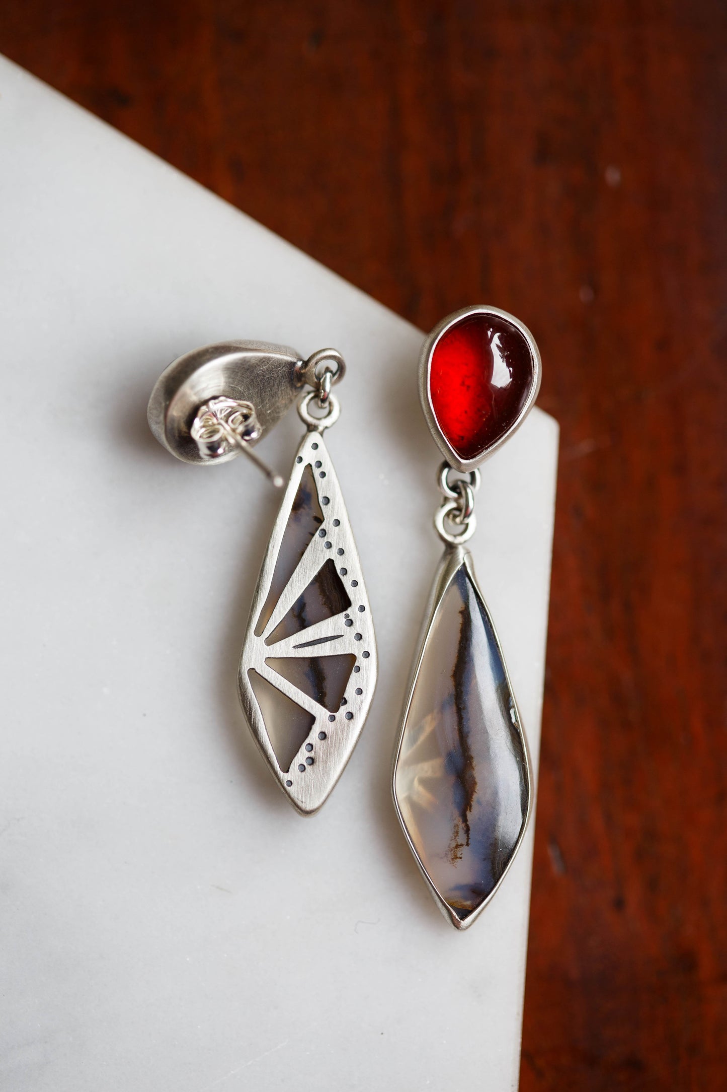 Butterfly in the Berry Patch Earrings | #5