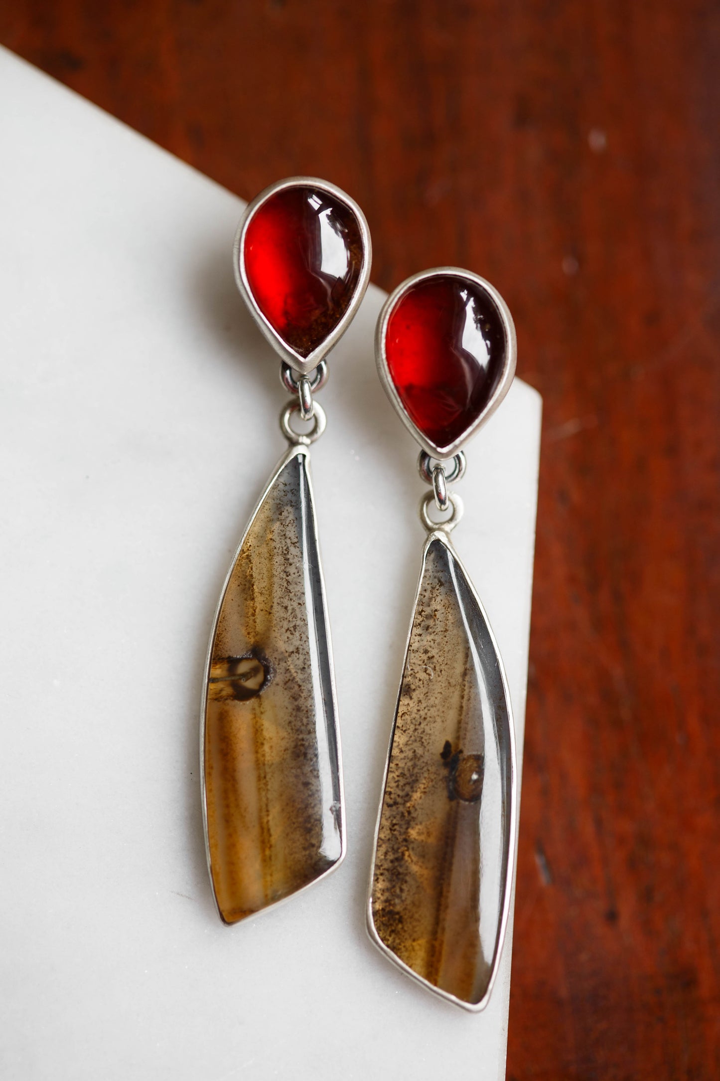 Butterfly in the Berry Patch Earrings | #6