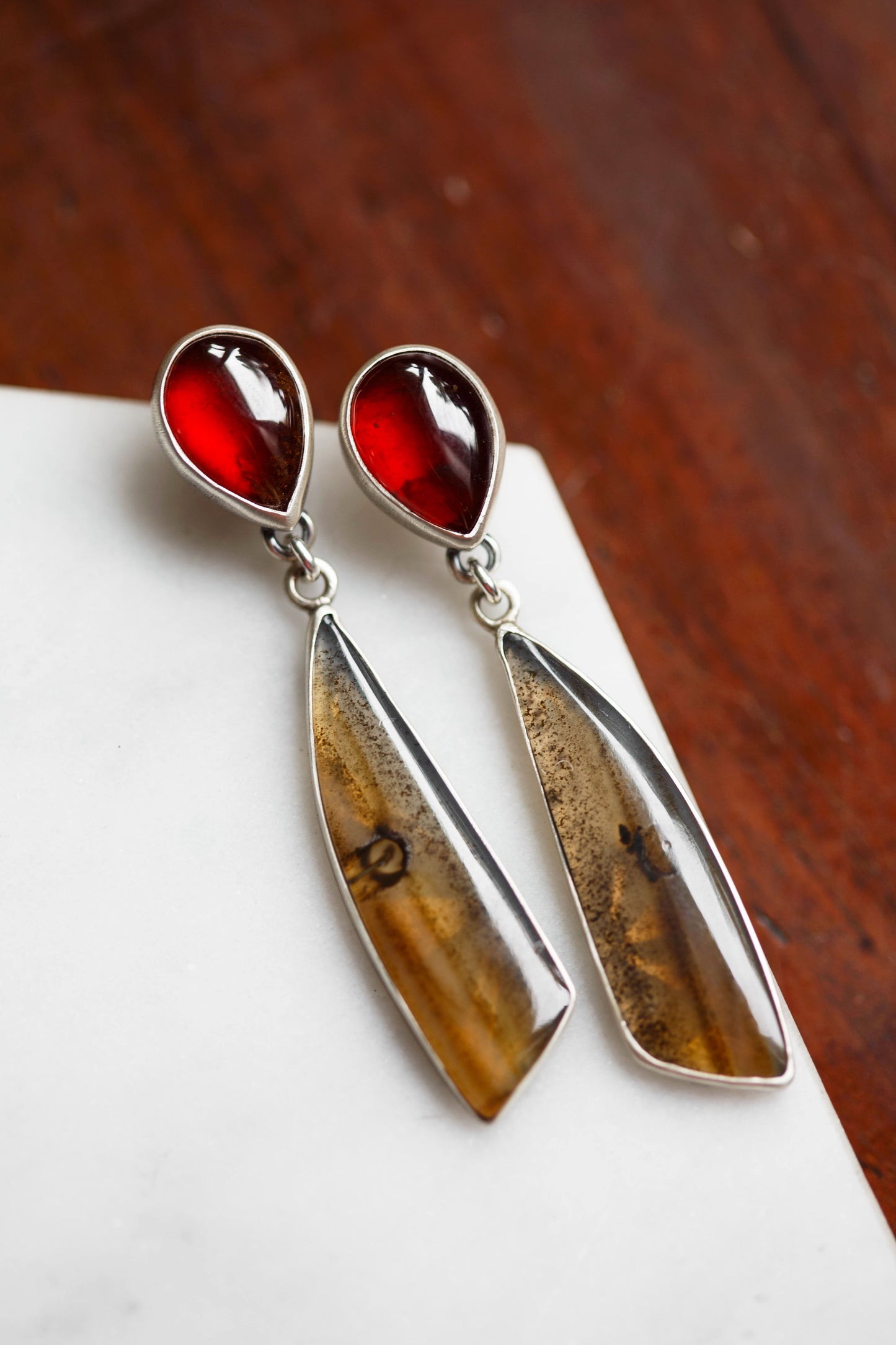 Butterfly in the Berry Patch Earrings | #6