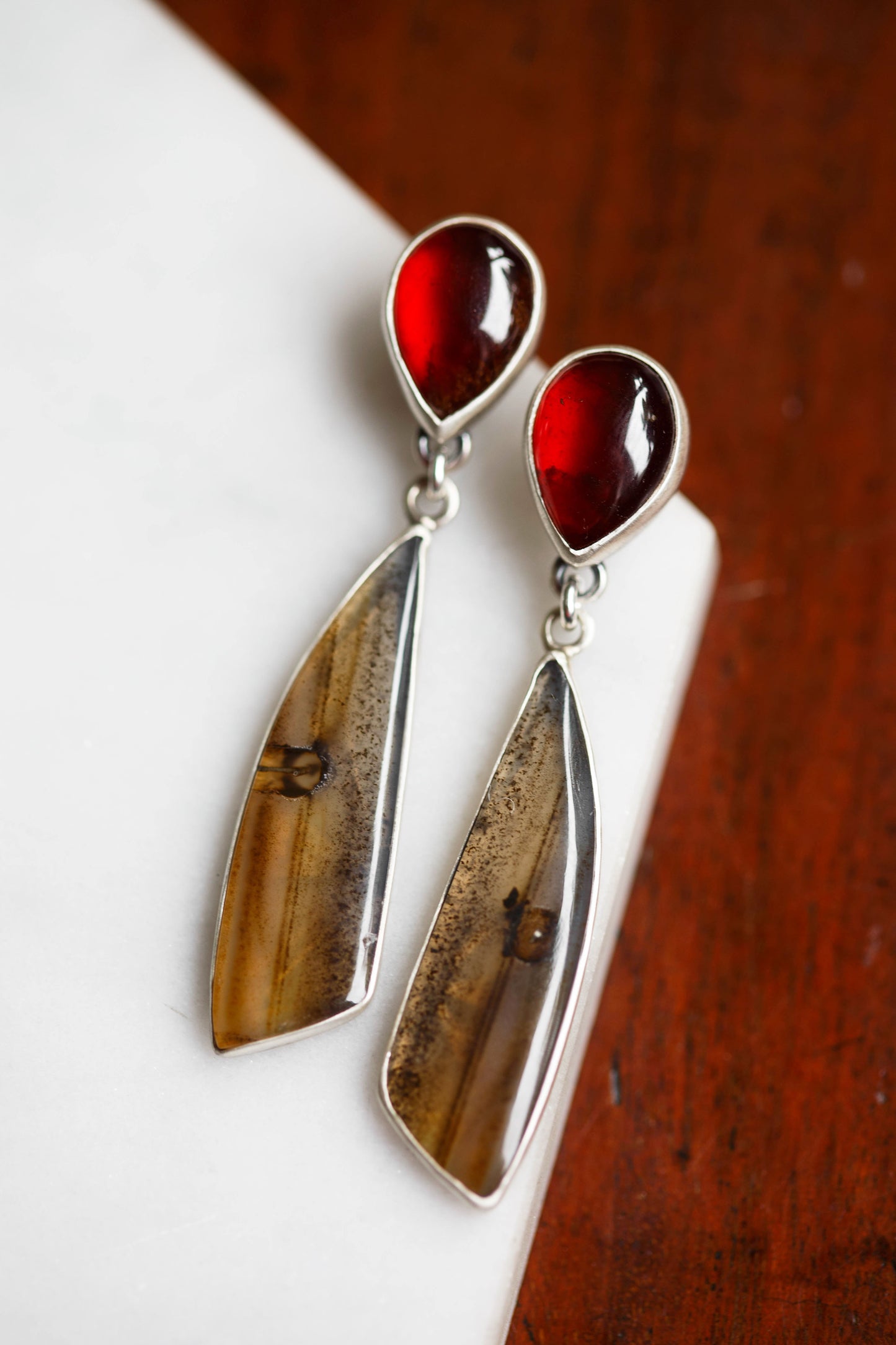 Butterfly in the Berry Patch Earrings | #6