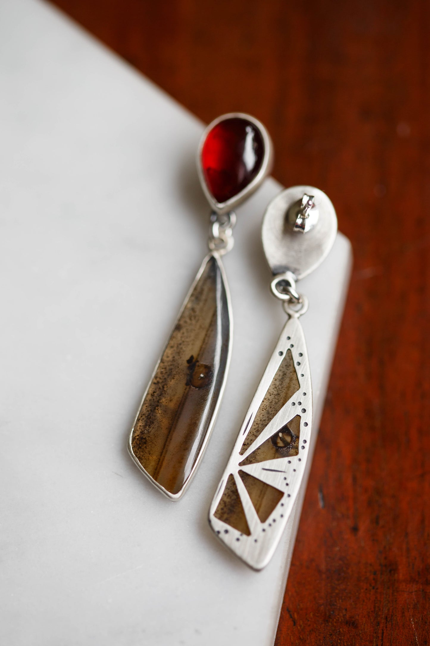 Butterfly in the Berry Patch Earrings | #6