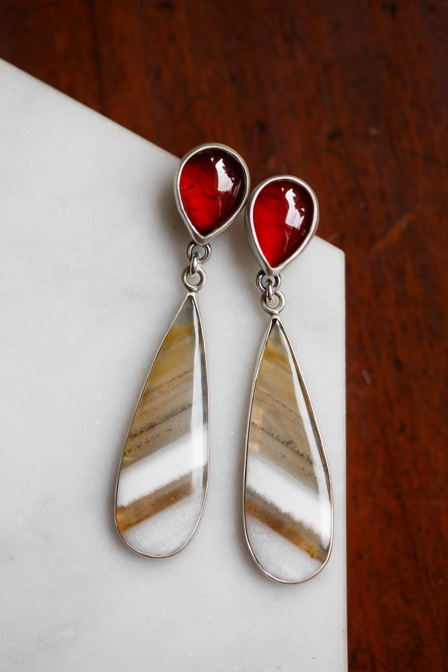 Butterfly in the Berry Patch Earrings | #7