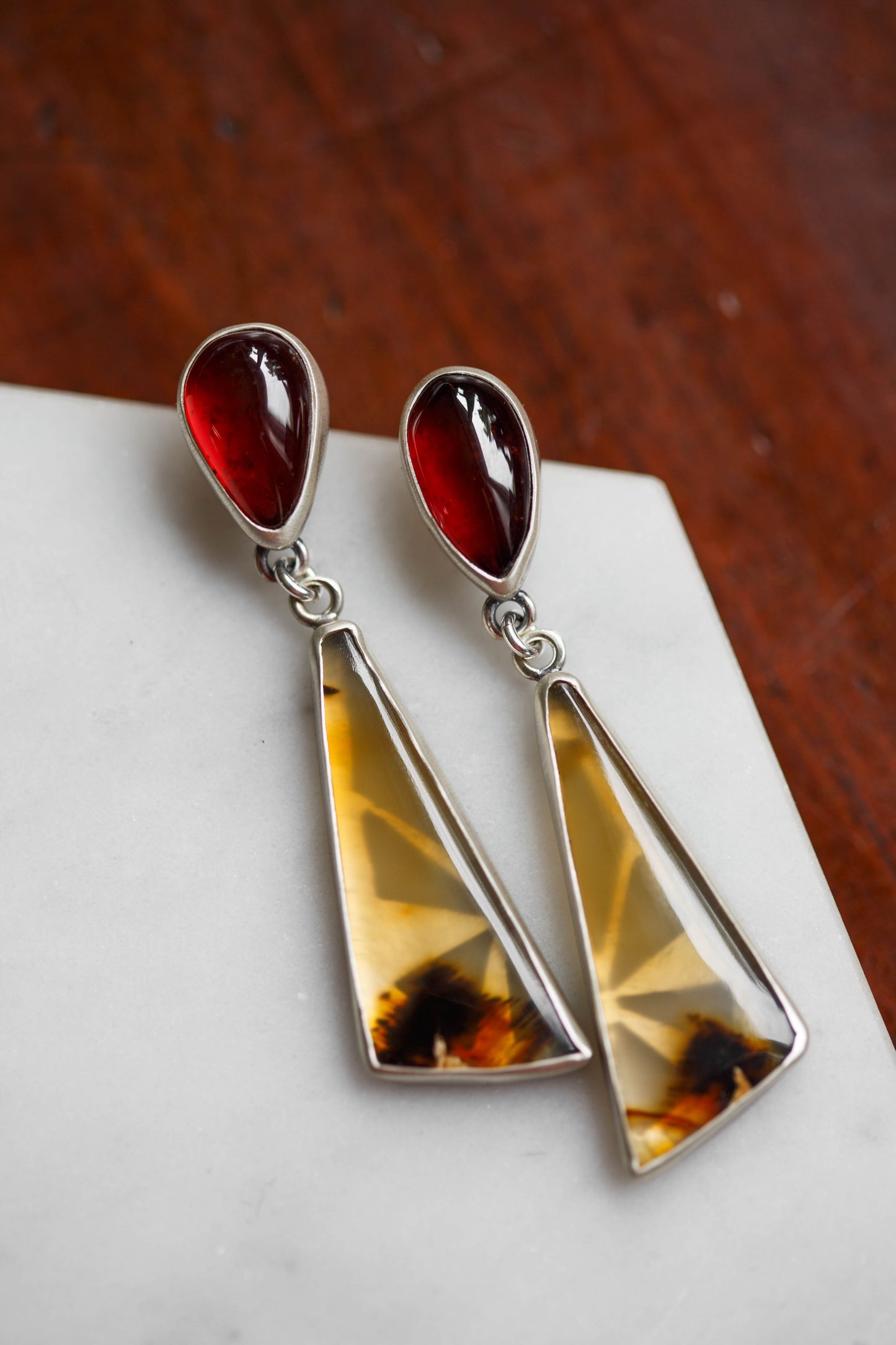 Butterfly in the Berry Patch Earrings | #8