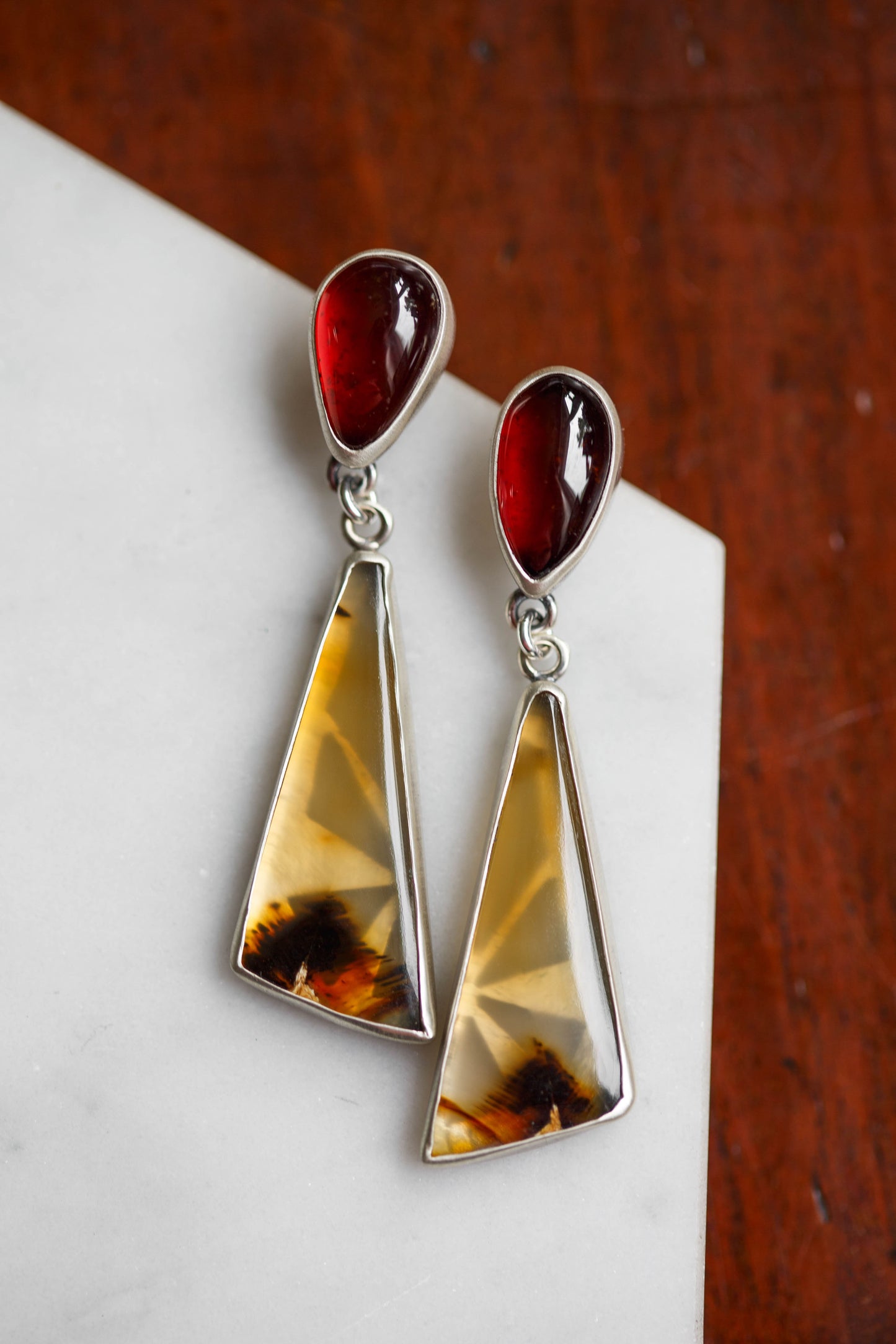 Butterfly in the Berry Patch Earrings | #8