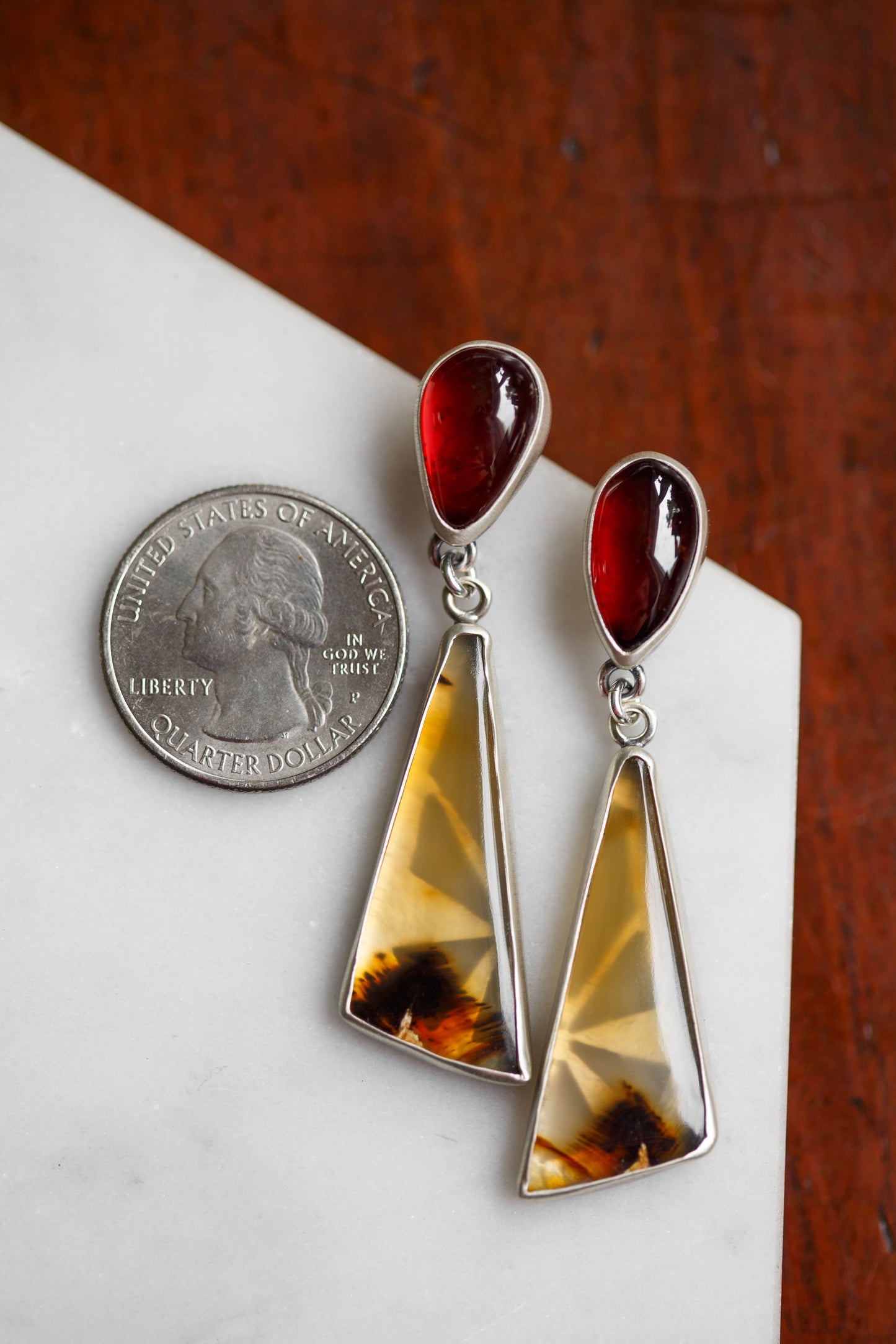 Butterfly in the Berry Patch Earrings | #8