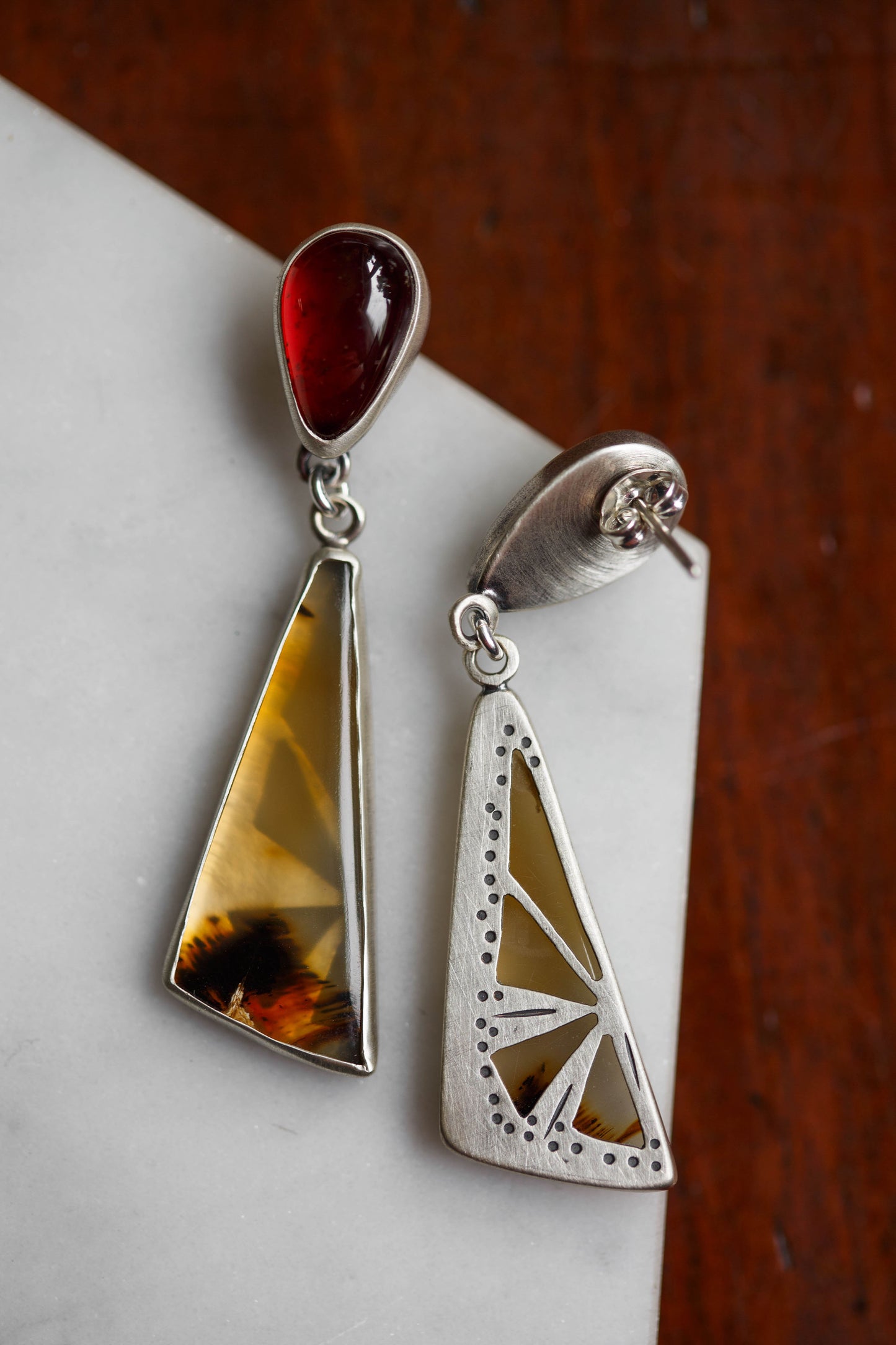Butterfly in the Berry Patch Earrings | #8