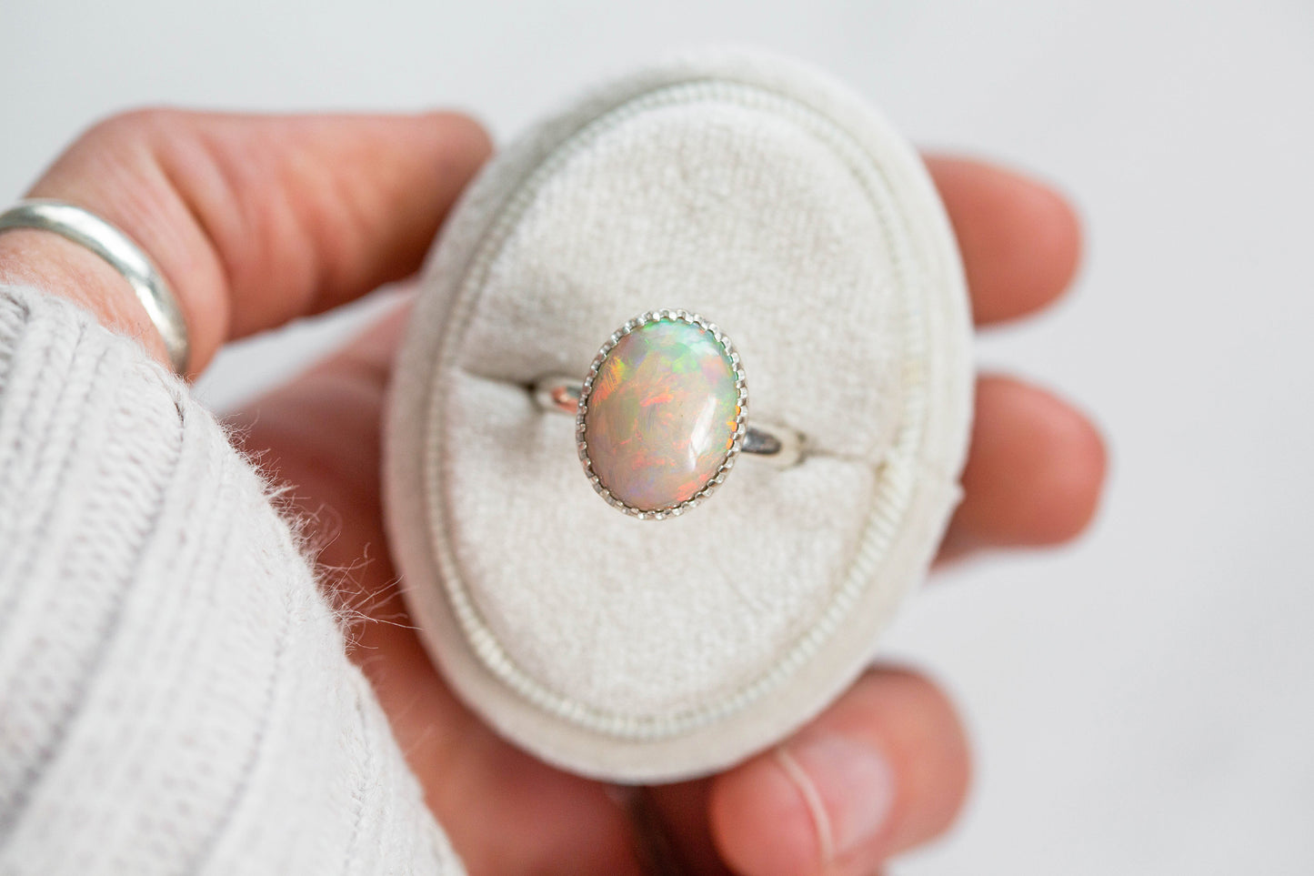 Size 8.5 | Opal Ring | #15