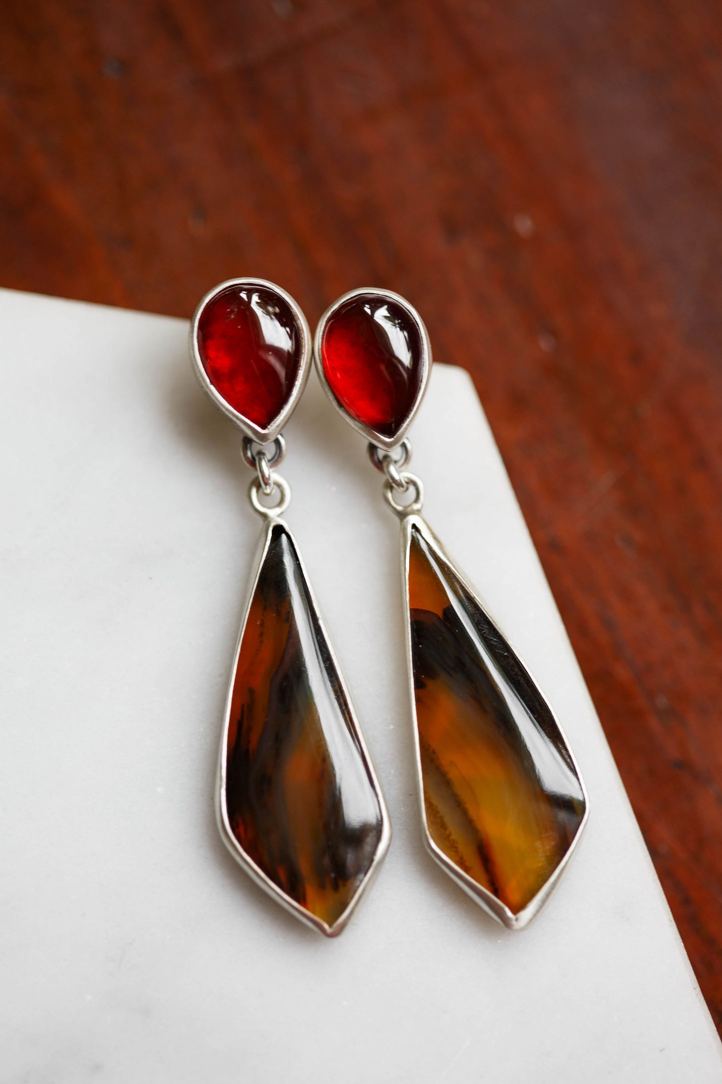 Butterfly in the Berry Patch Earrings | #9