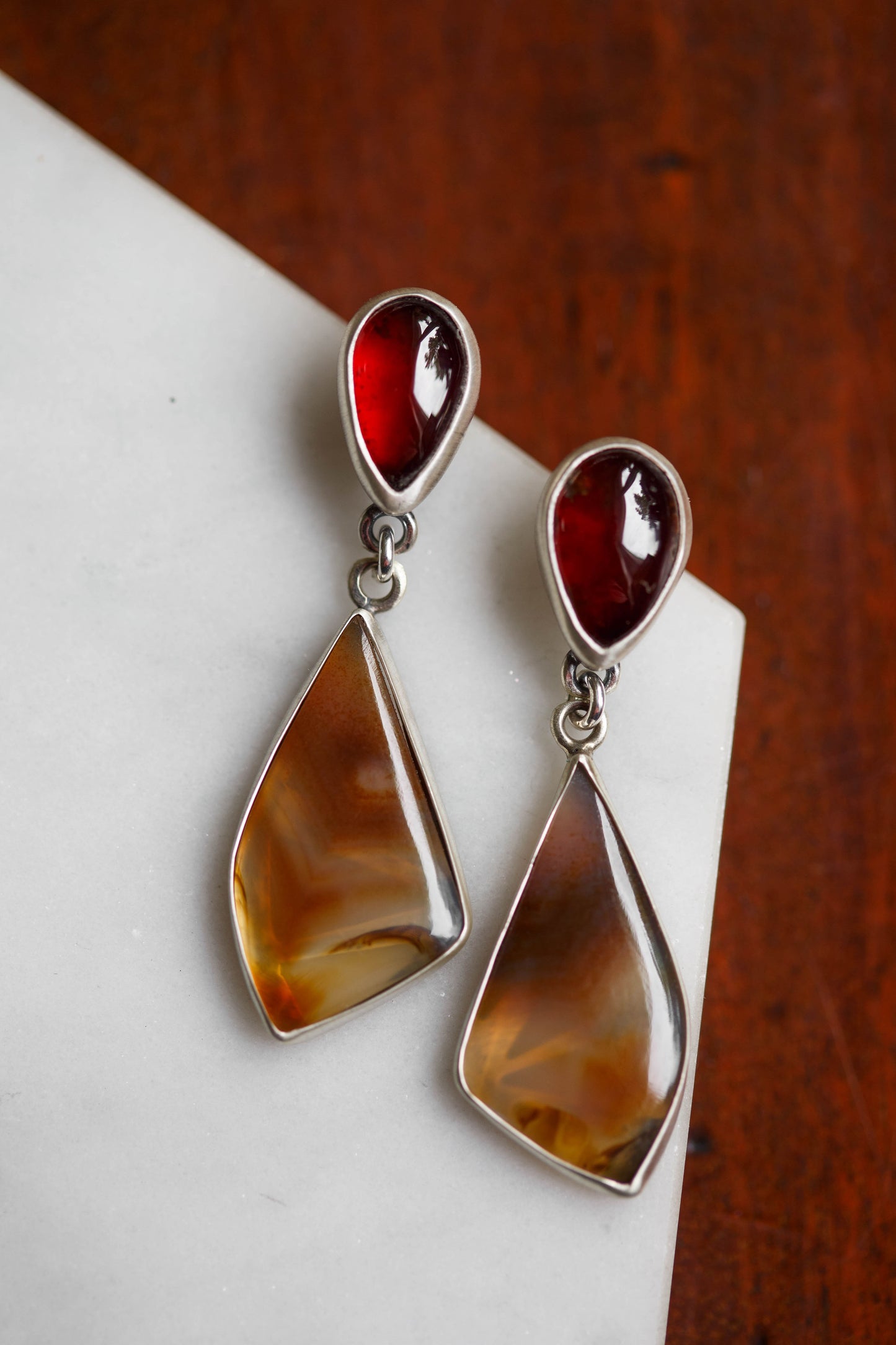 Butterfly in the Berry Patch Earrings | #10