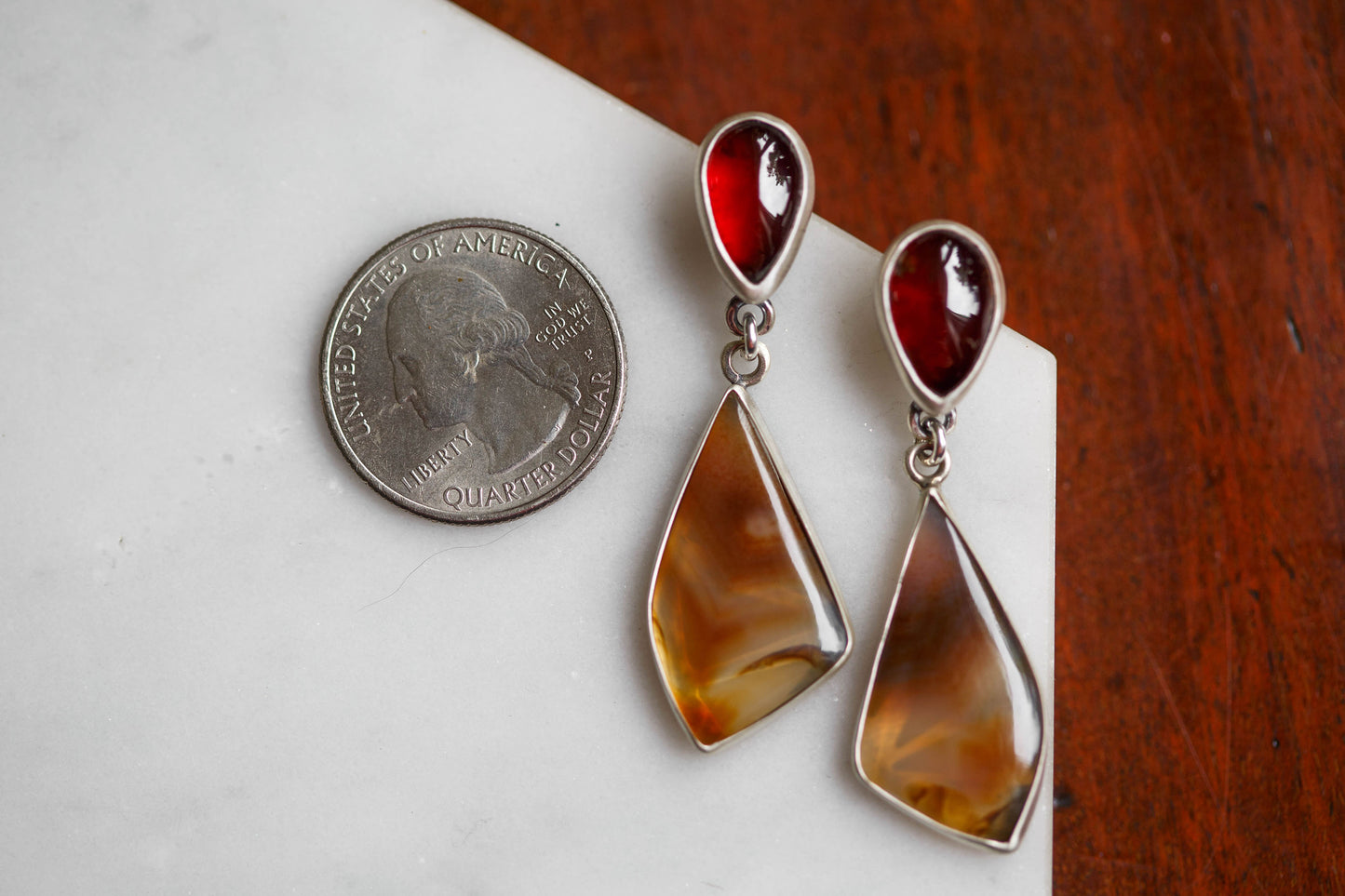 Butterfly in the Berry Patch Earrings | #10