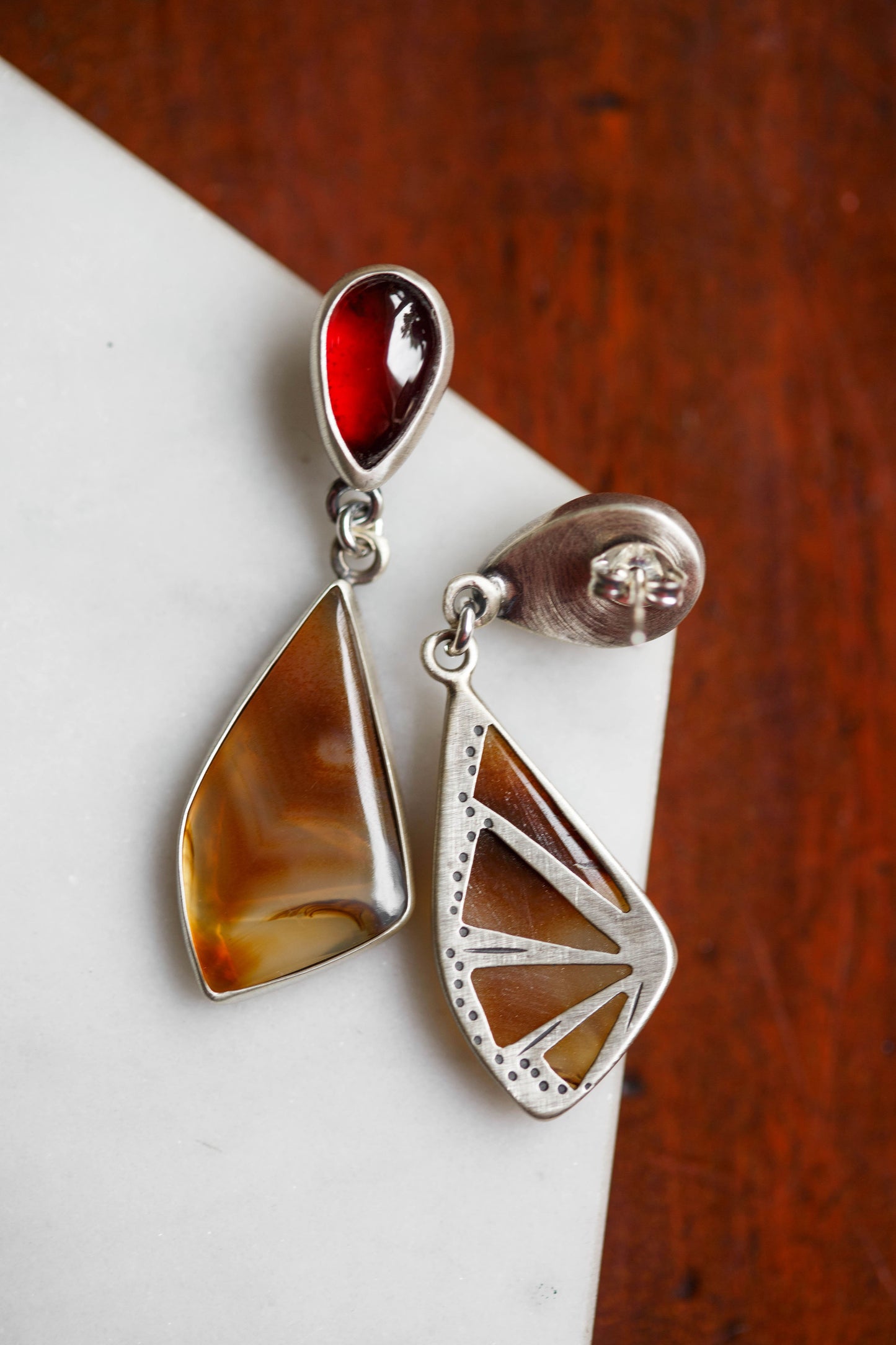 Butterfly in the Berry Patch Earrings | #10