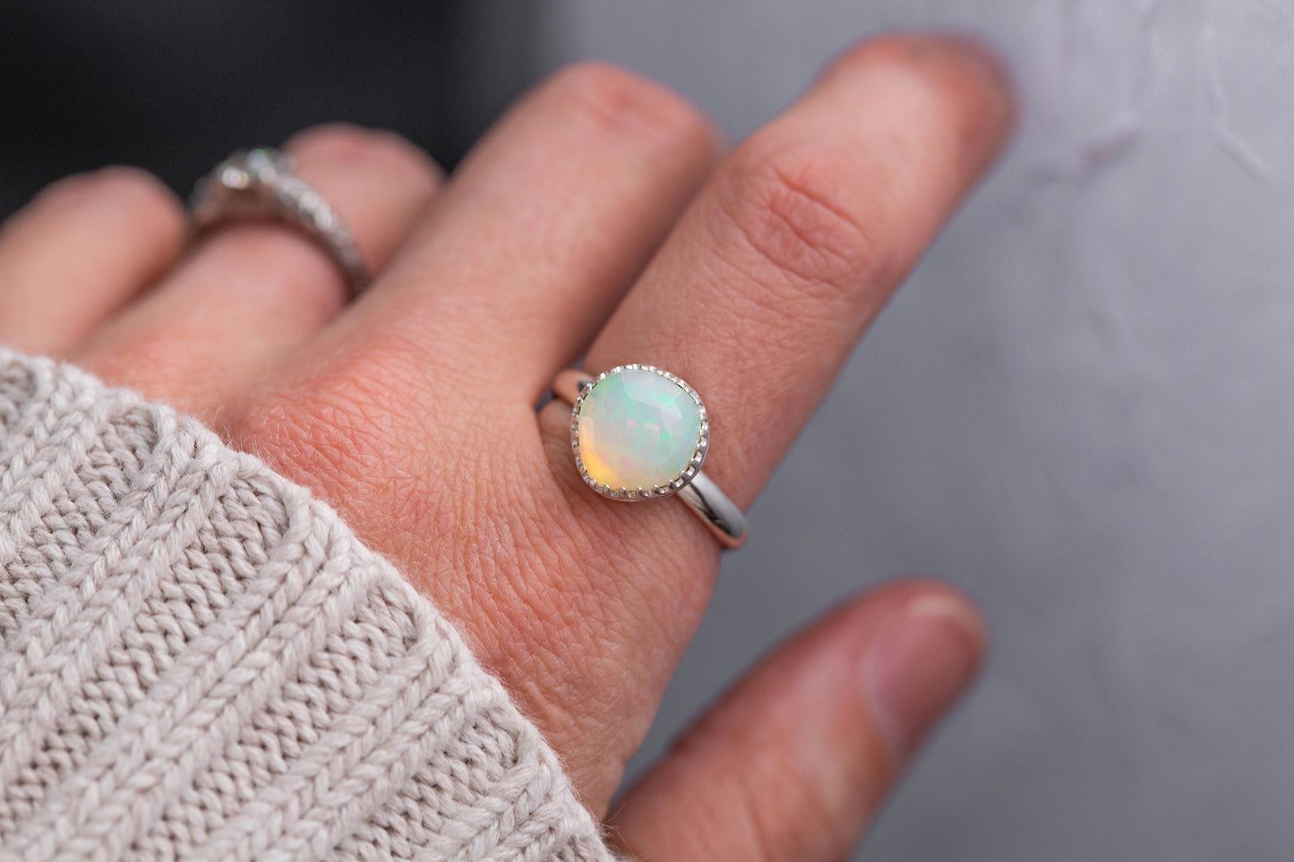 Size 8 | Opal Ring | #16
