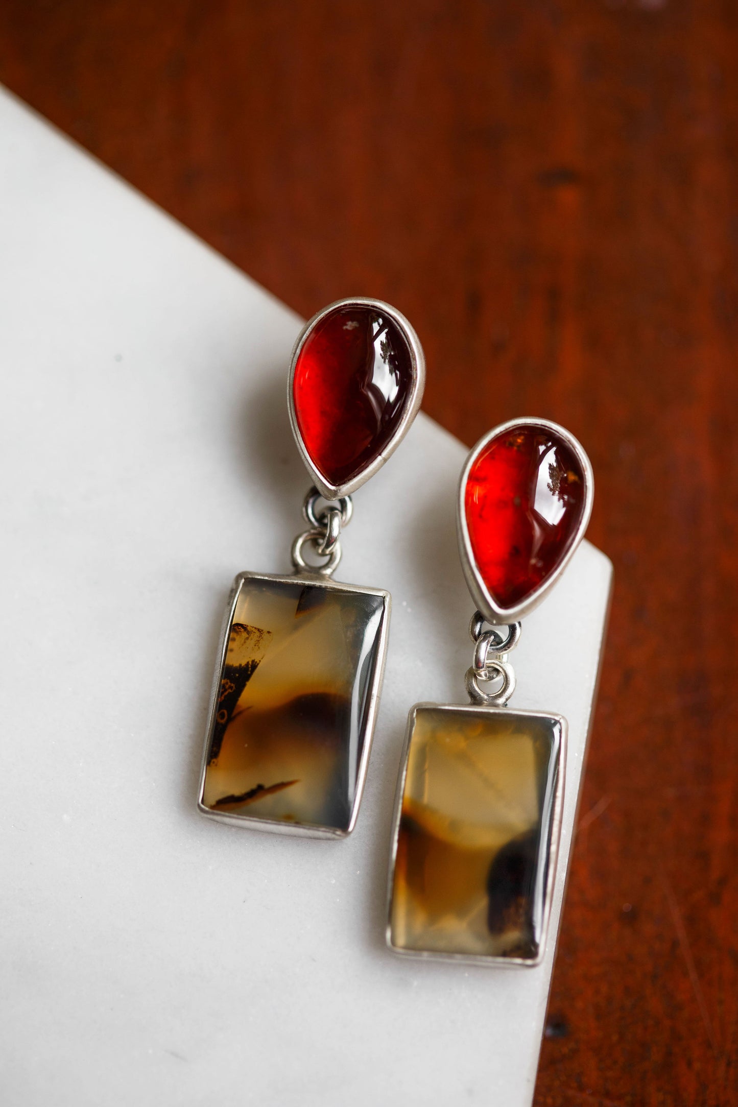 Butterfly in the Berry Patch Earrings | #11