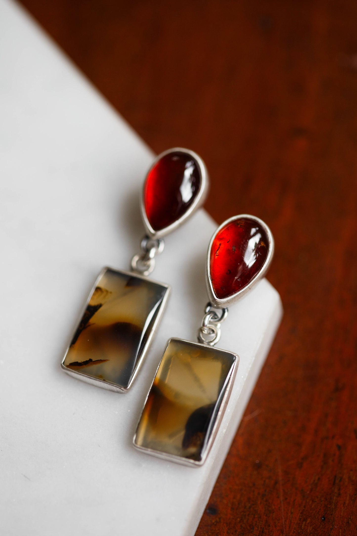 Butterfly in the Berry Patch Earrings | #11