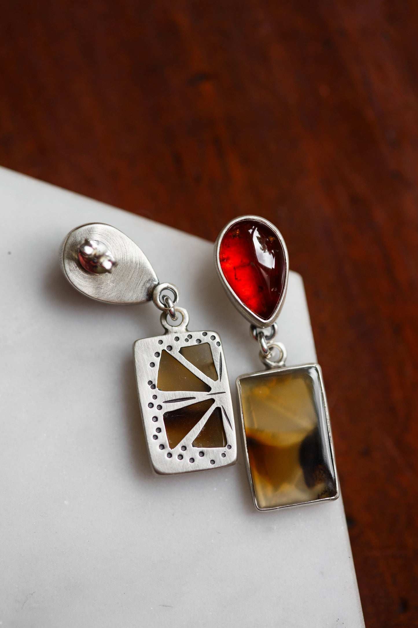 Butterfly in the Berry Patch Earrings | #11
