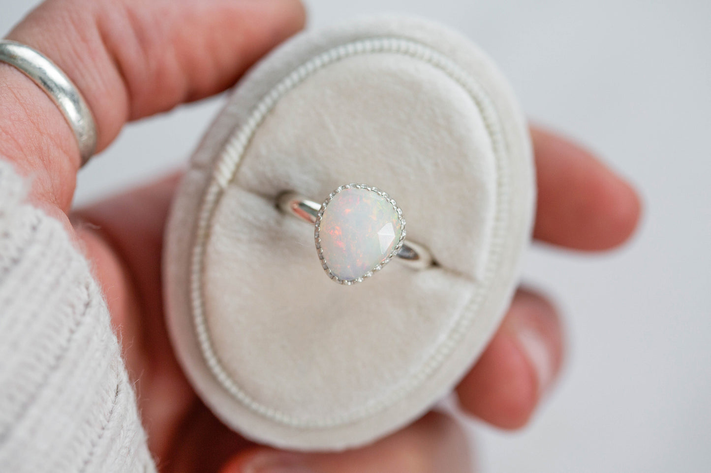 Size 8.5 | Opal Ring | #17