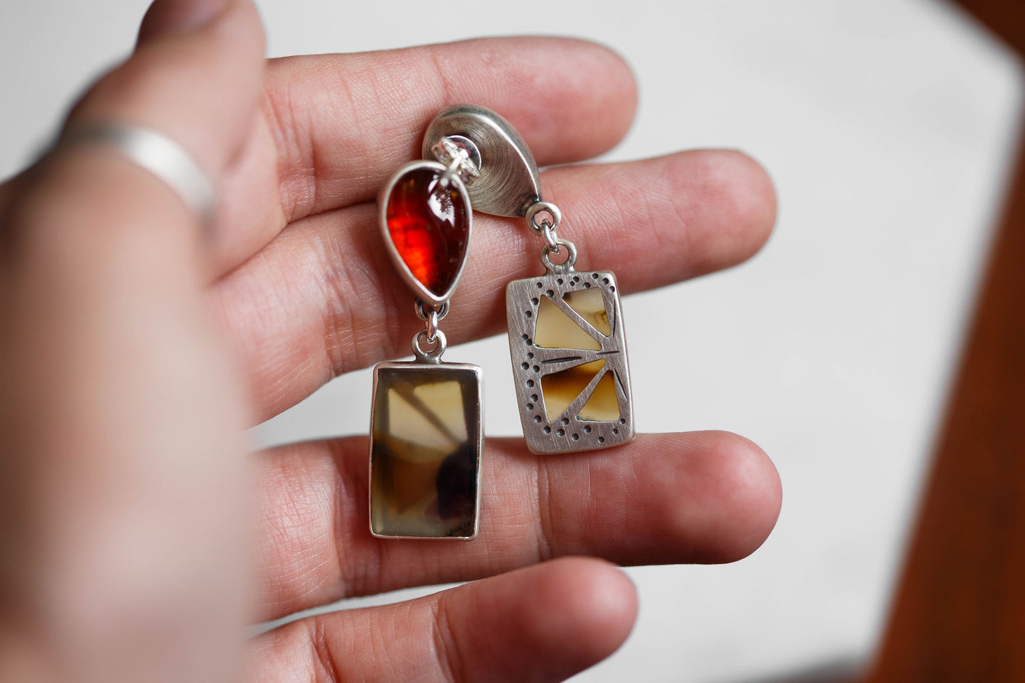 Butterfly in the Berry Patch Earrings | #11