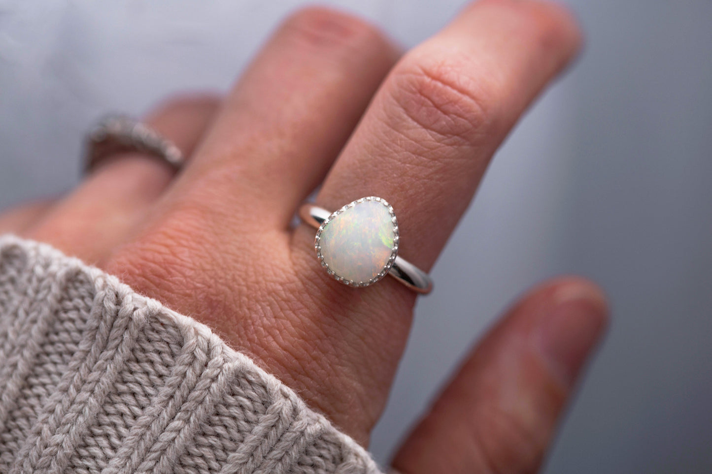 Size 8.5 | Opal Ring | #17