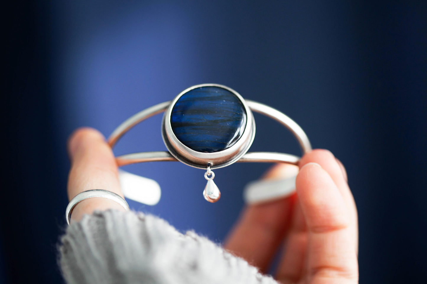 Small/Medium | Memento Mori Cuff Bracelet | #14
