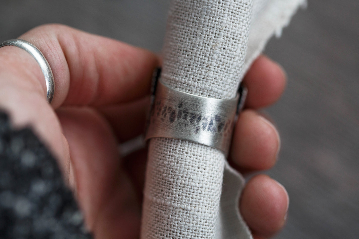 Size 8.5 | The Owl's Path Ring | Wide Saddle Band | #4