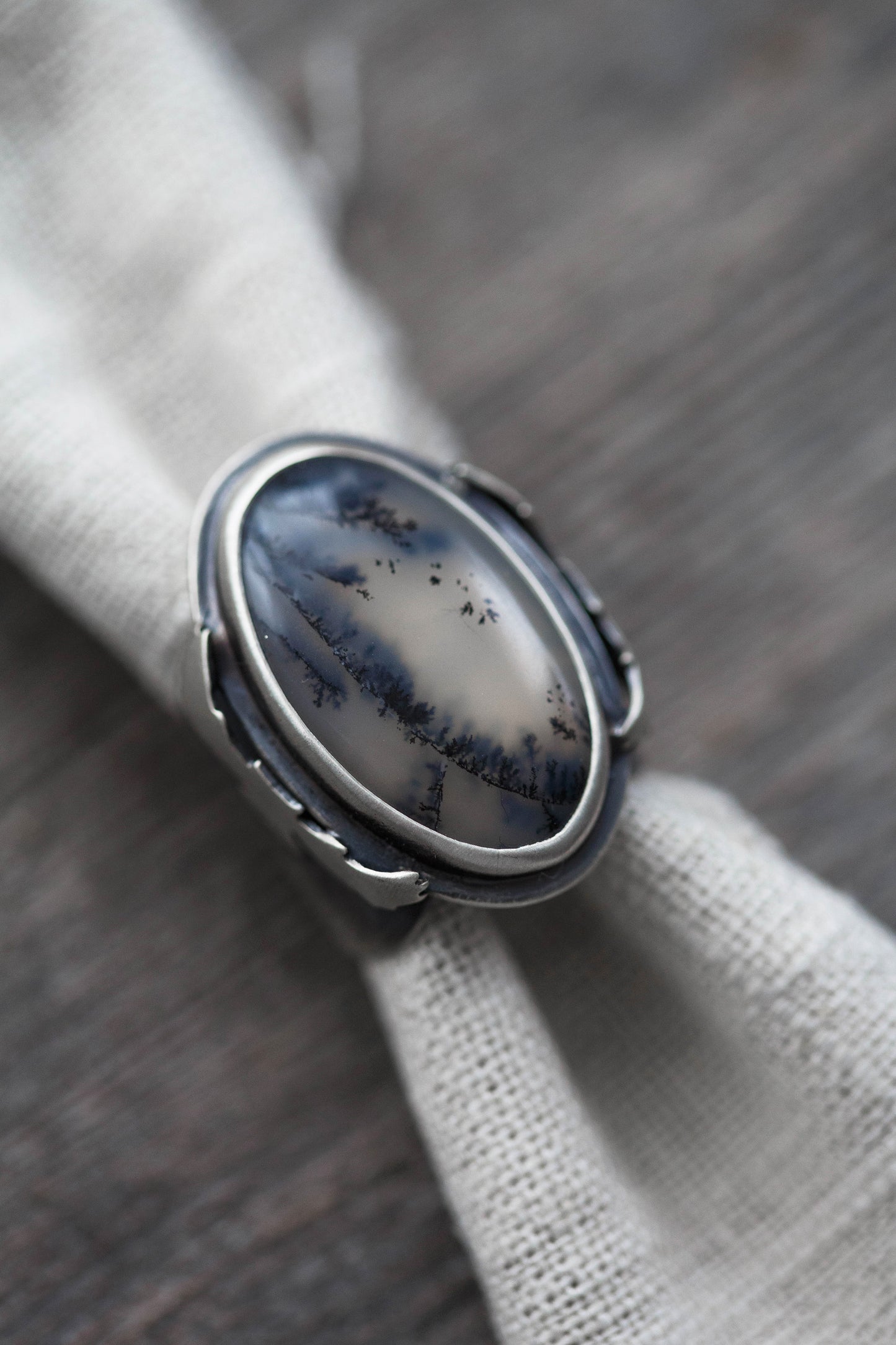 Size 8.5 | The Owl's Path Ring | Wide Saddle Band | #4