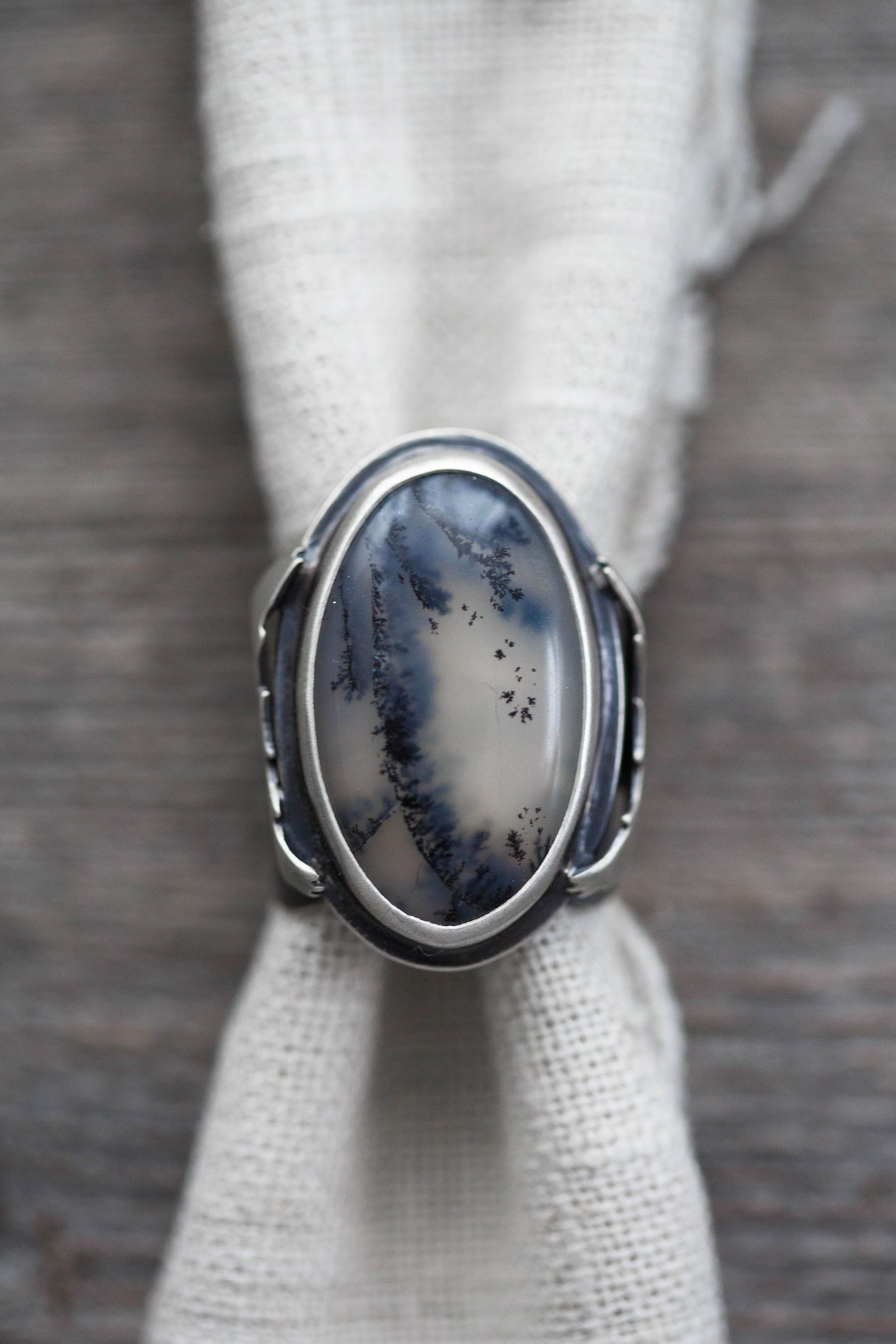 Size 8.5 | The Owl's Path Ring | Wide Saddle Band | #4