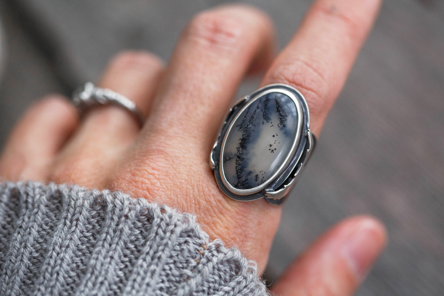 Size 8.5 | The Owl's Path Ring | Wide Saddle Band | #4