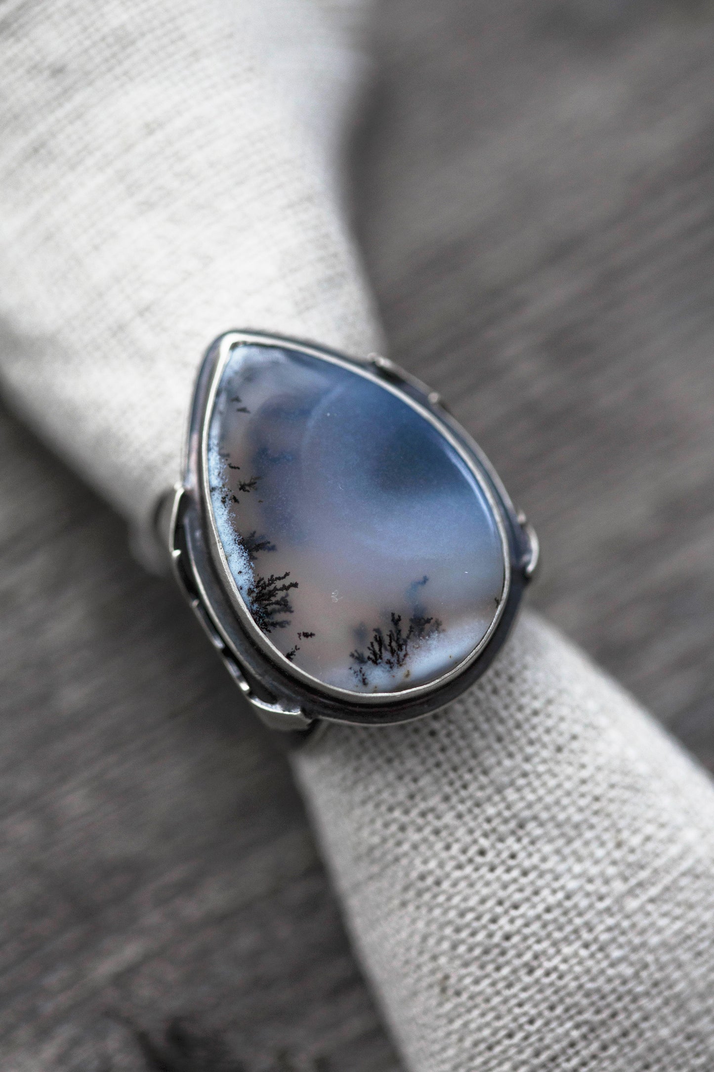 Size 8.5 | The Owl's Path Ring | Wide Saddle Band | #5