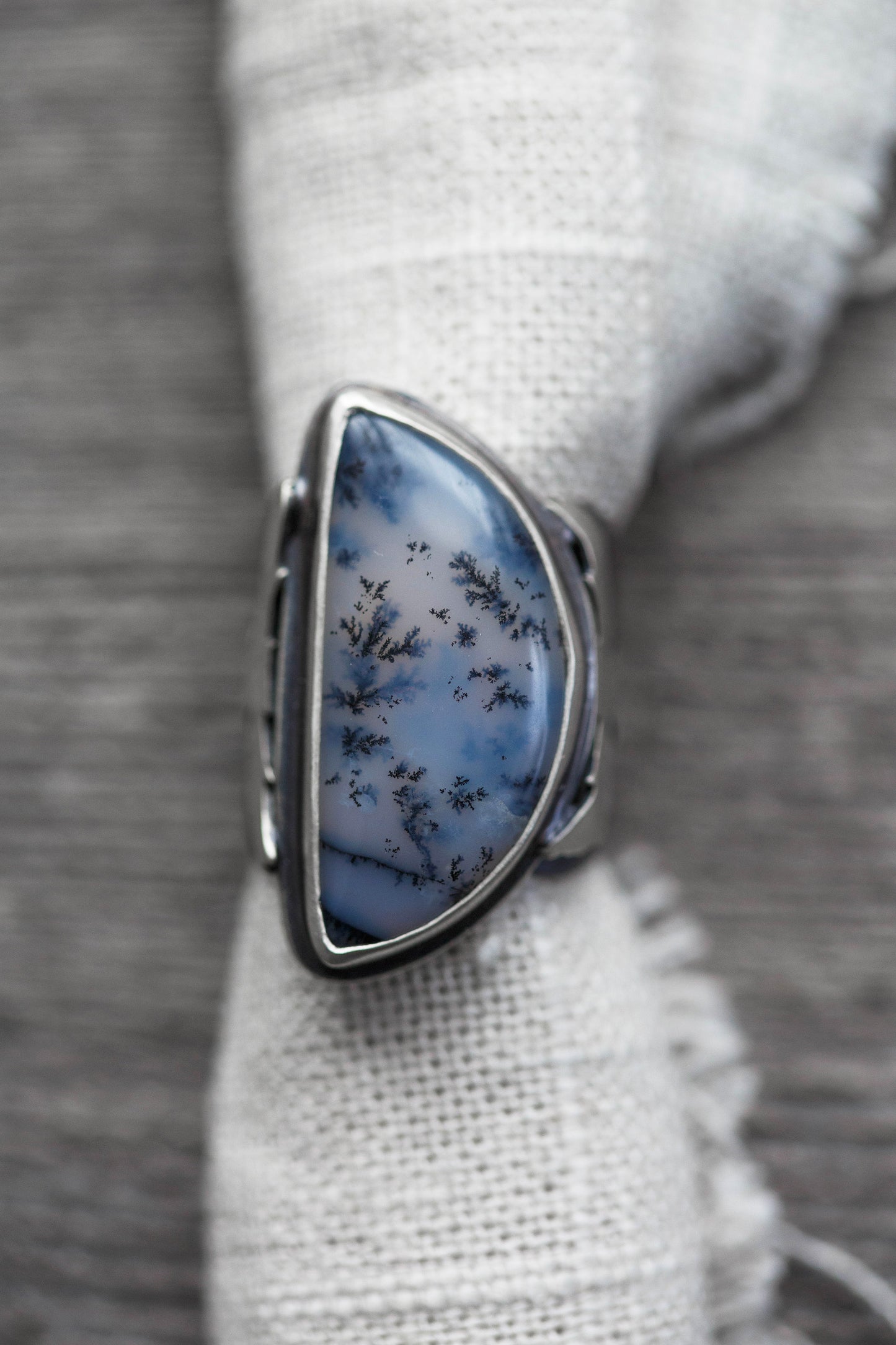 Size 7 | The Owl's Path Ring | Wide Saddle Band | #8