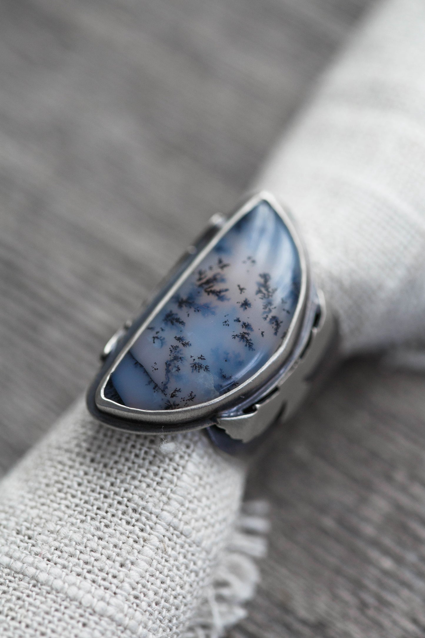 Size 7 | The Owl's Path Ring | Wide Saddle Band | #8