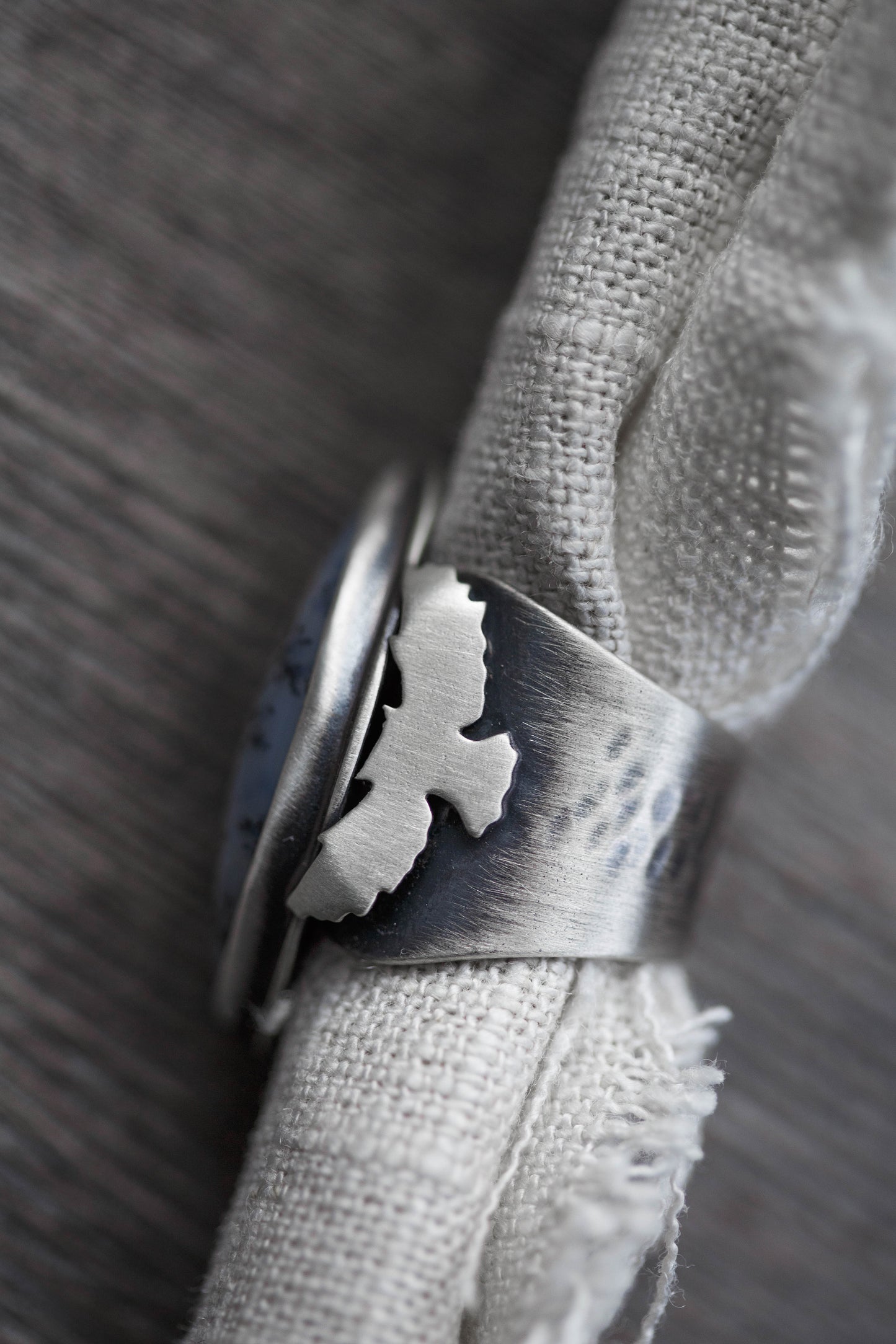 Size 7 | The Owl's Path Ring | Wide Saddle Band | #8