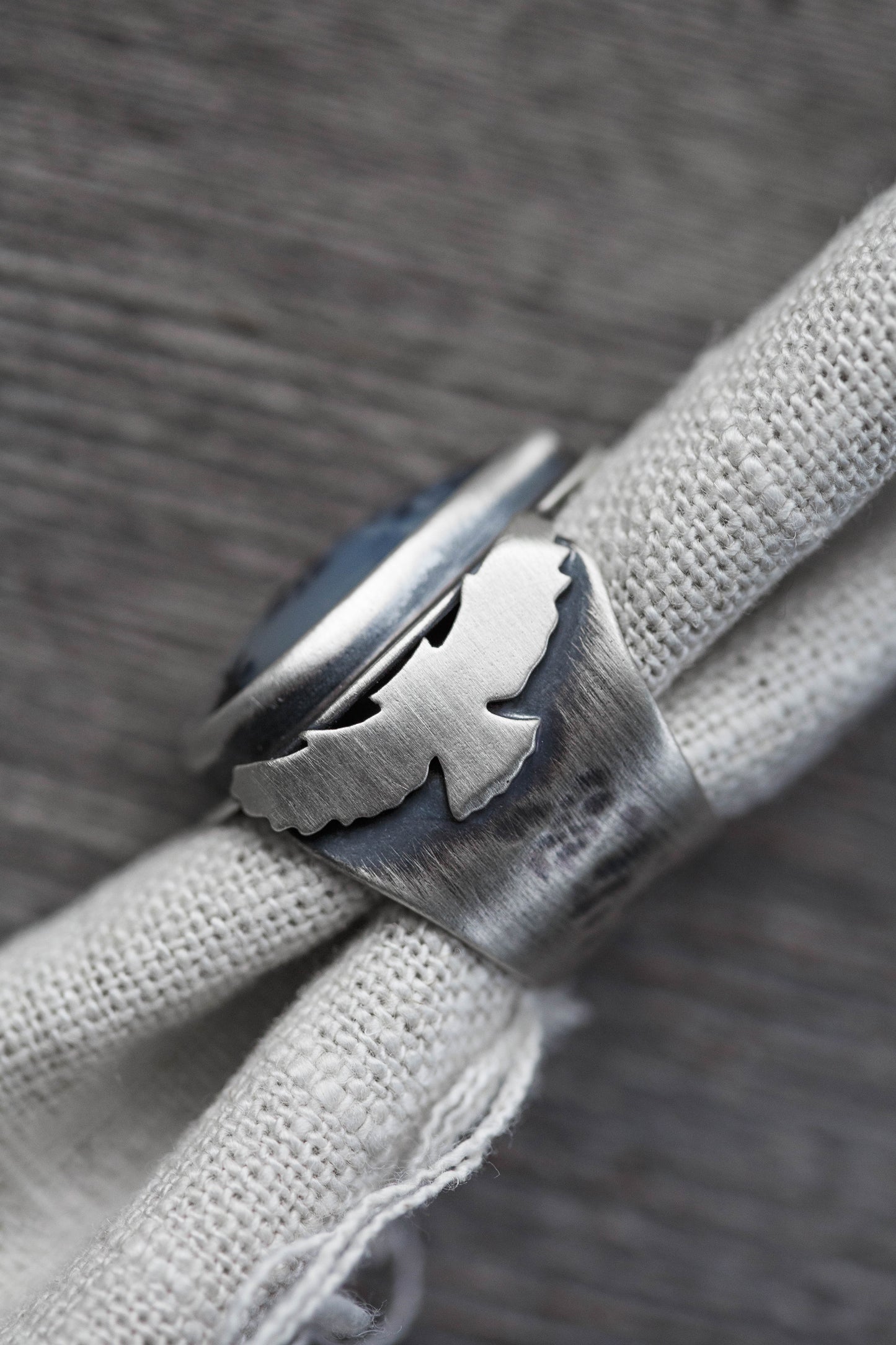 Size 6.5 | The Owl's Path Ring | Wide Saddle Band | #9