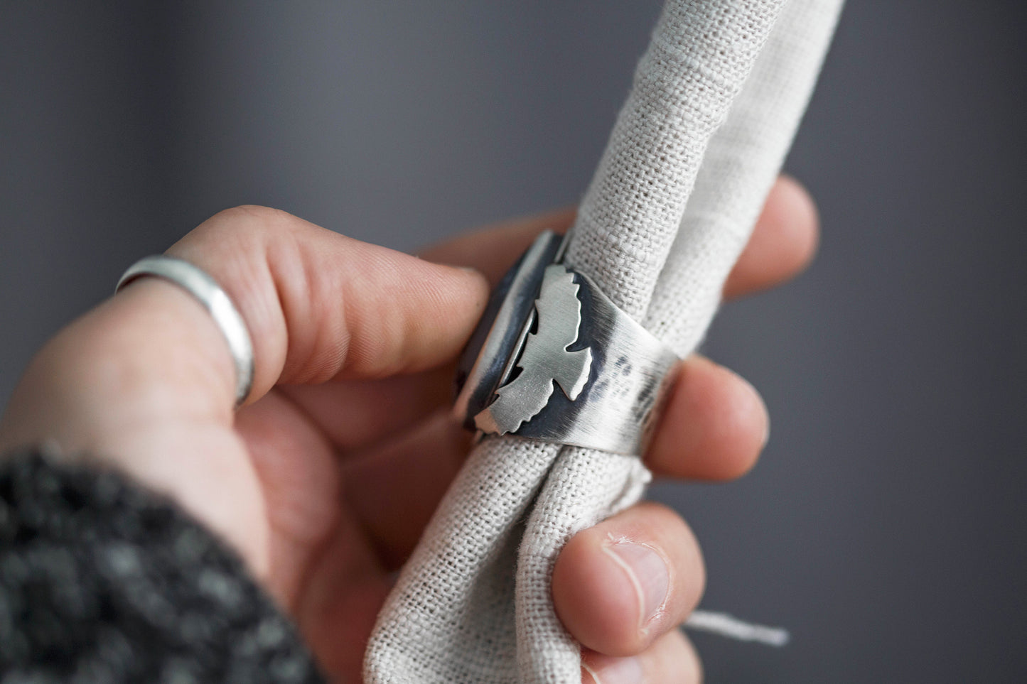 Size 6.5 | The Owl's Path Ring | Wide Saddle Band | #9