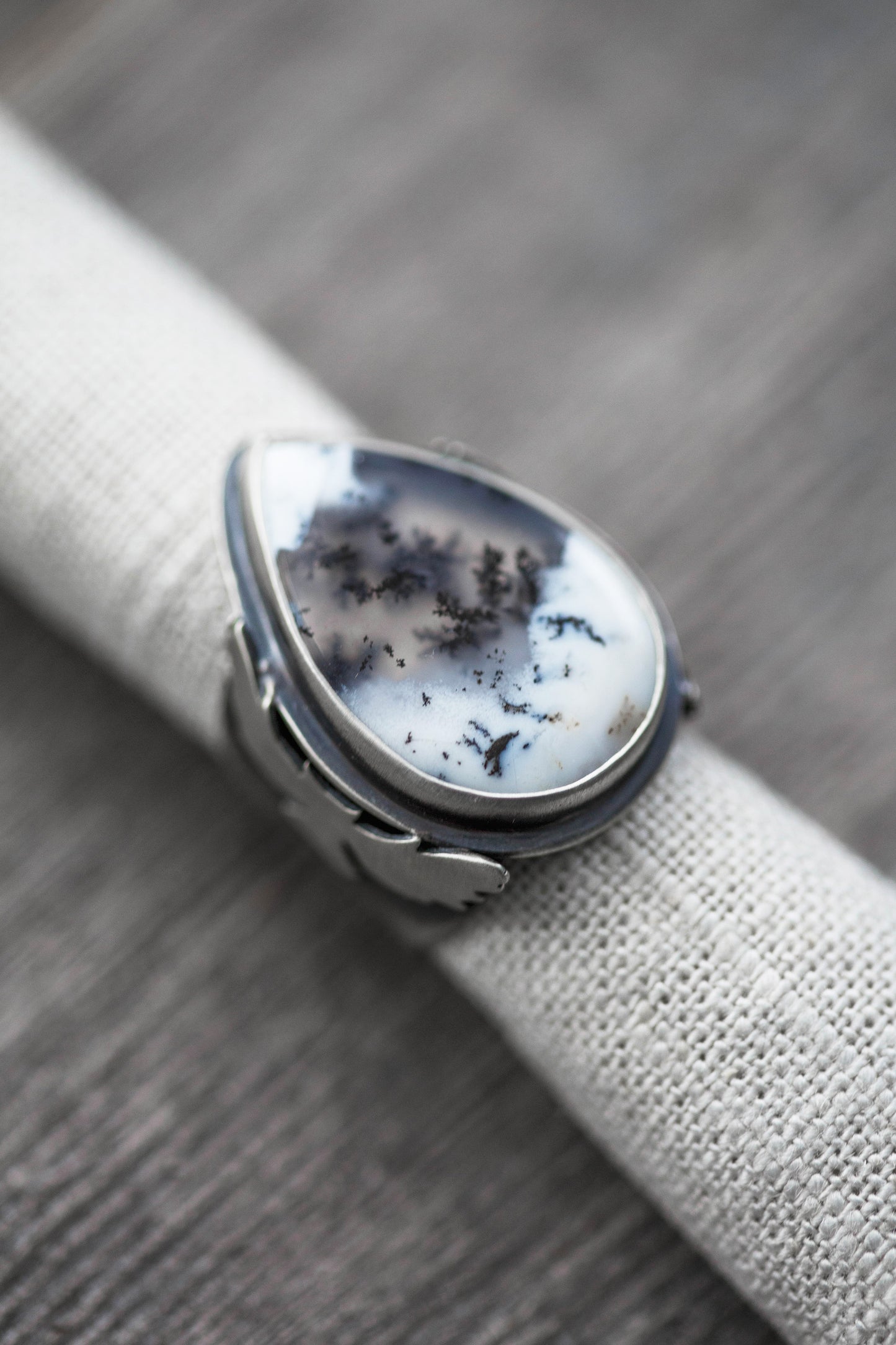 Size 8 | The Owl's Path Ring | Wide Saddle Band | #10