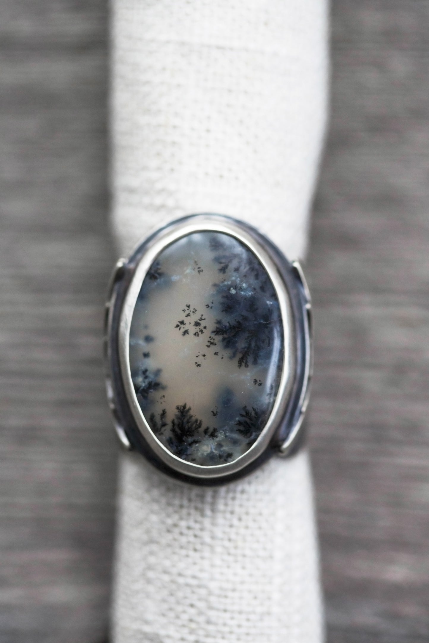 Size 8 | The Owl's Path Ring | Wide Saddle Band | #11