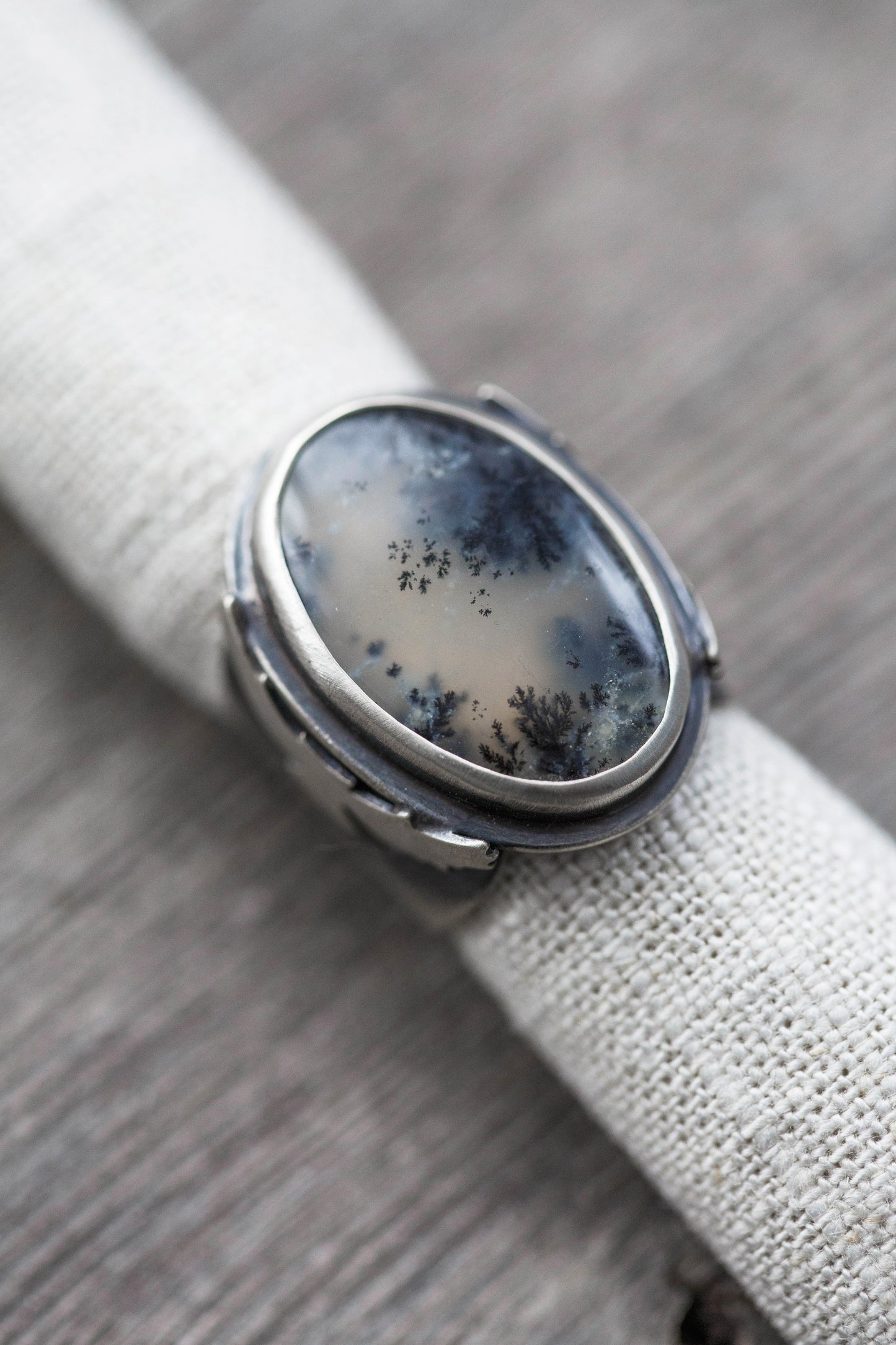 Size 8 | The Owl's Path Ring | Wide Saddle Band | #11