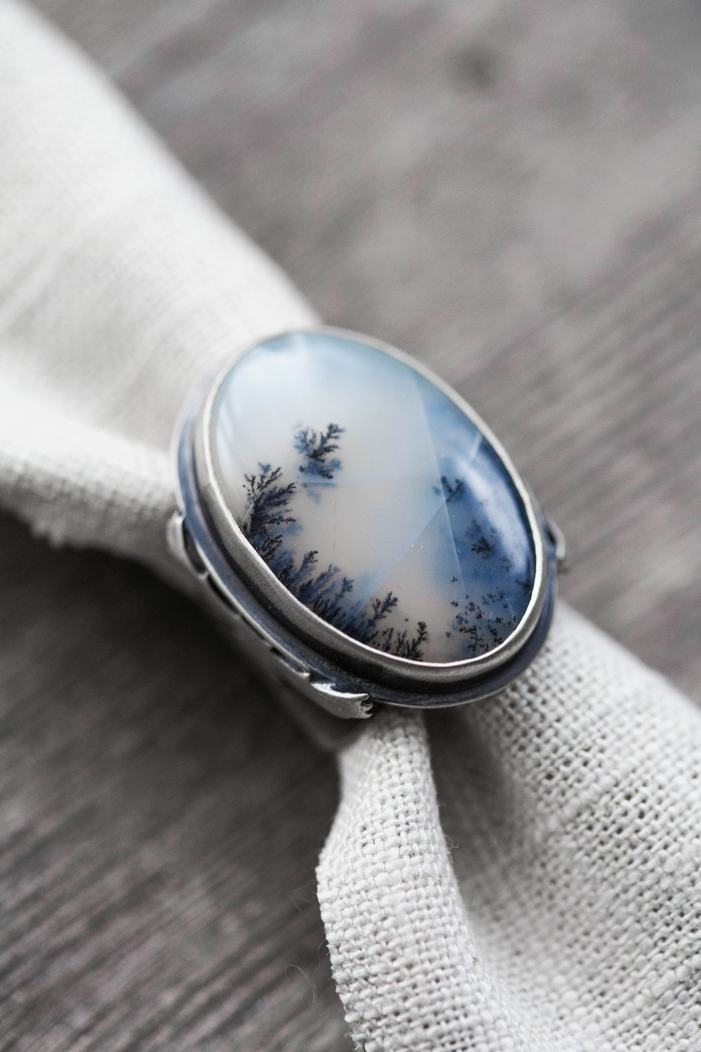 Size 8.25 | The Owl's Path Ring | Wide Saddle Band | #12