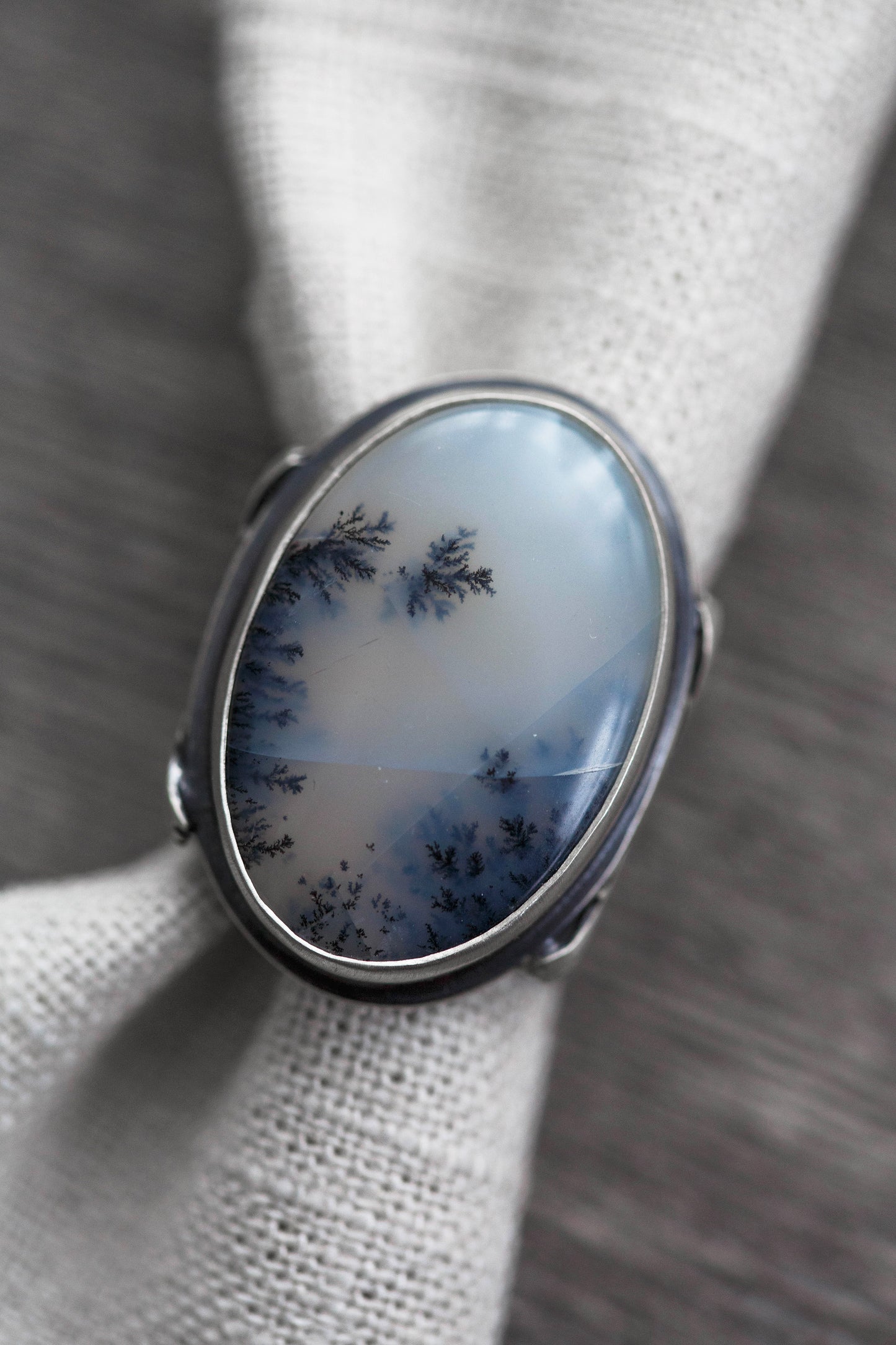 Size 8.25 | The Owl's Path Ring | Wide Saddle Band | #12